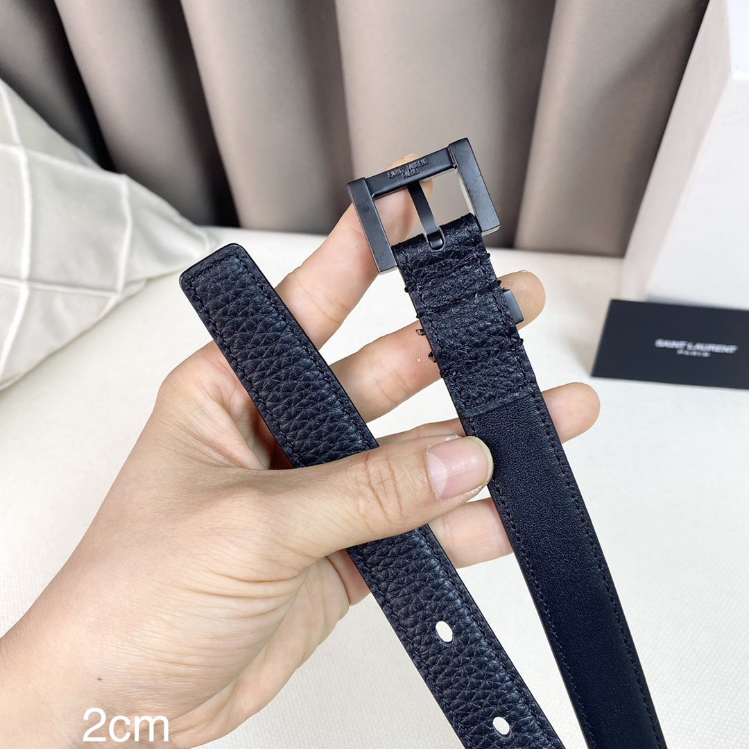 YSL Women Belt Width 2cm