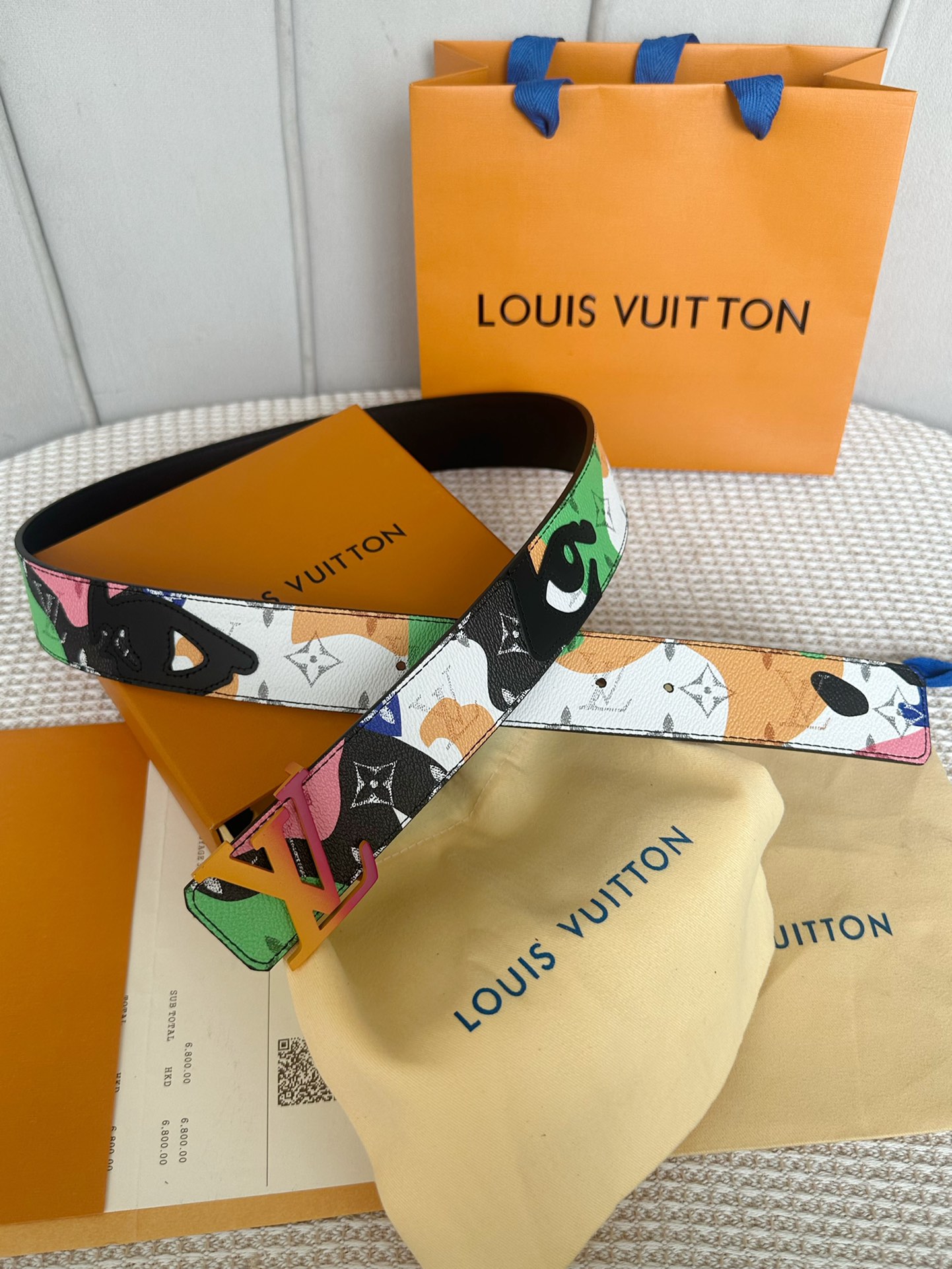 Louis Vuitton Men Belt Width 4cm