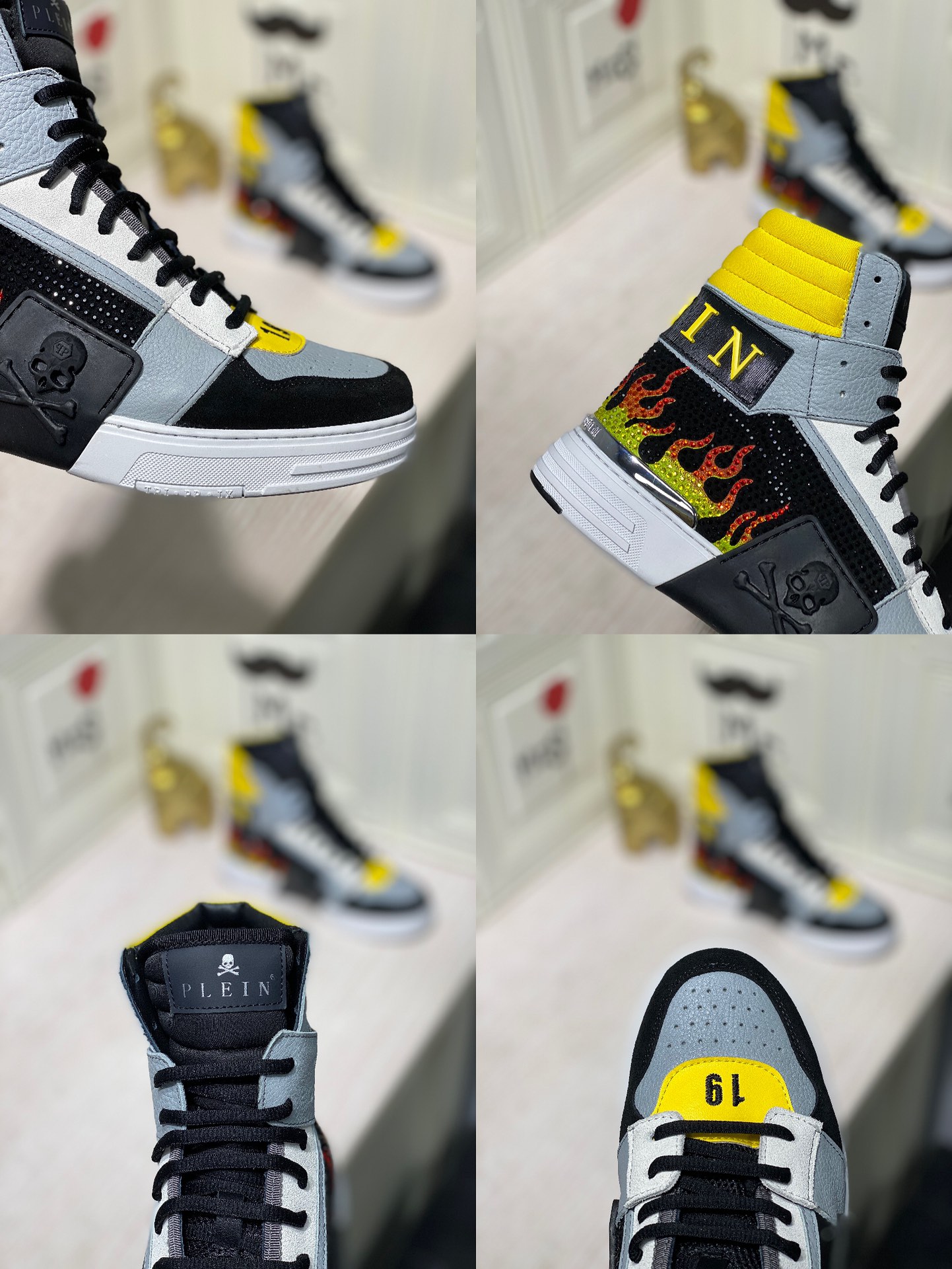 Philipp Plein Mens Outdoor Sneakers Shoes 38 - 45