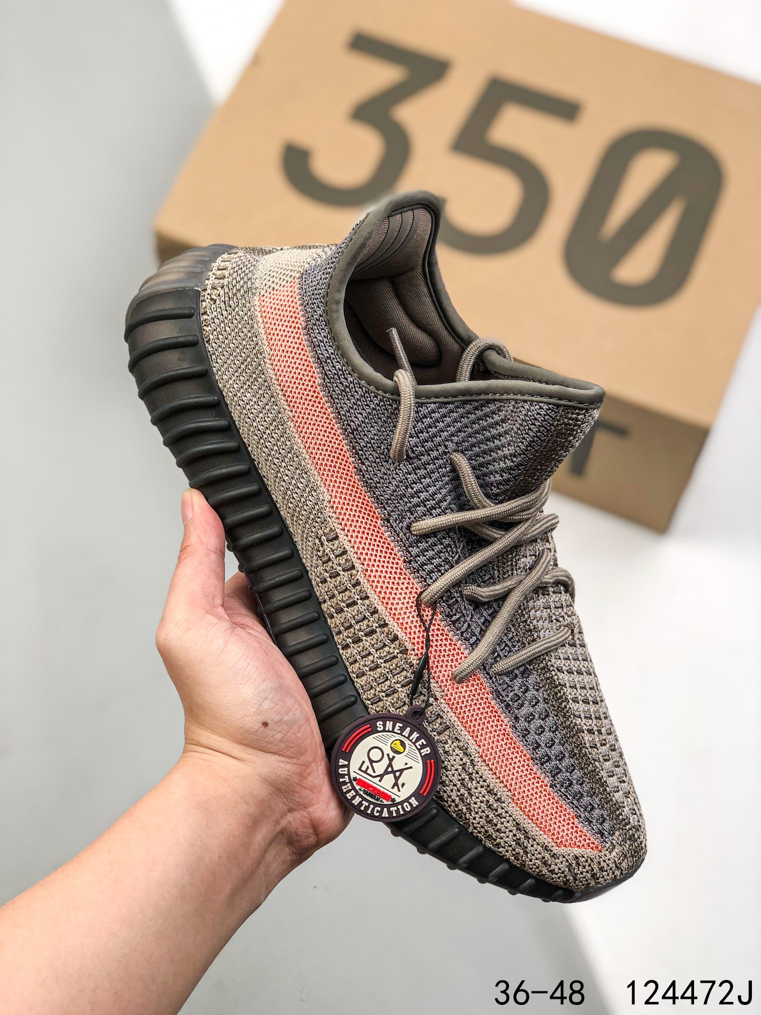 Yeezy 350 Boost 350 V2 Mens/Women Sneakers Shoes Dark Brown2 36 - 45
