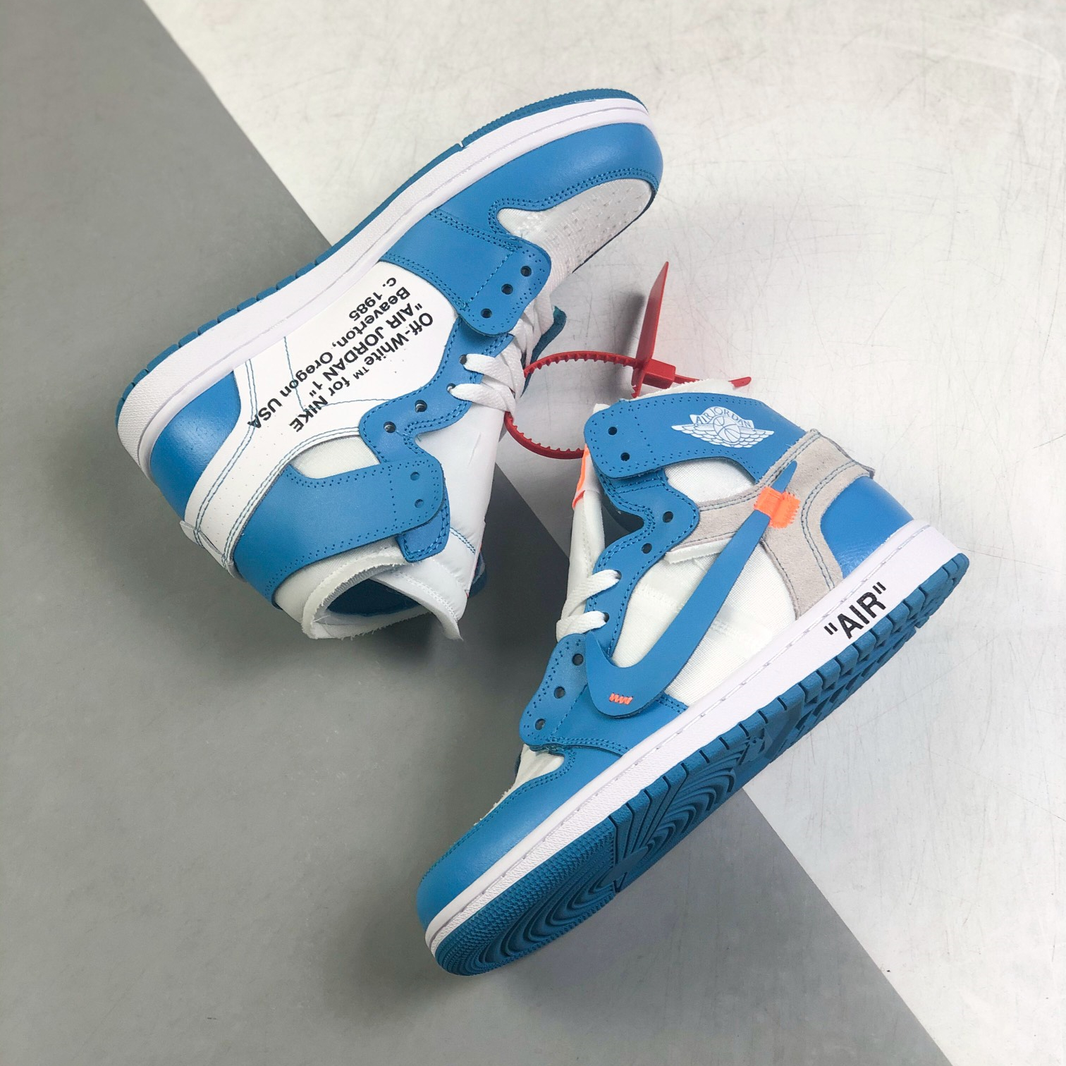 Nike Air Jordan 1 x OFF White High Top Sneakers Shoes Gr. 36-46