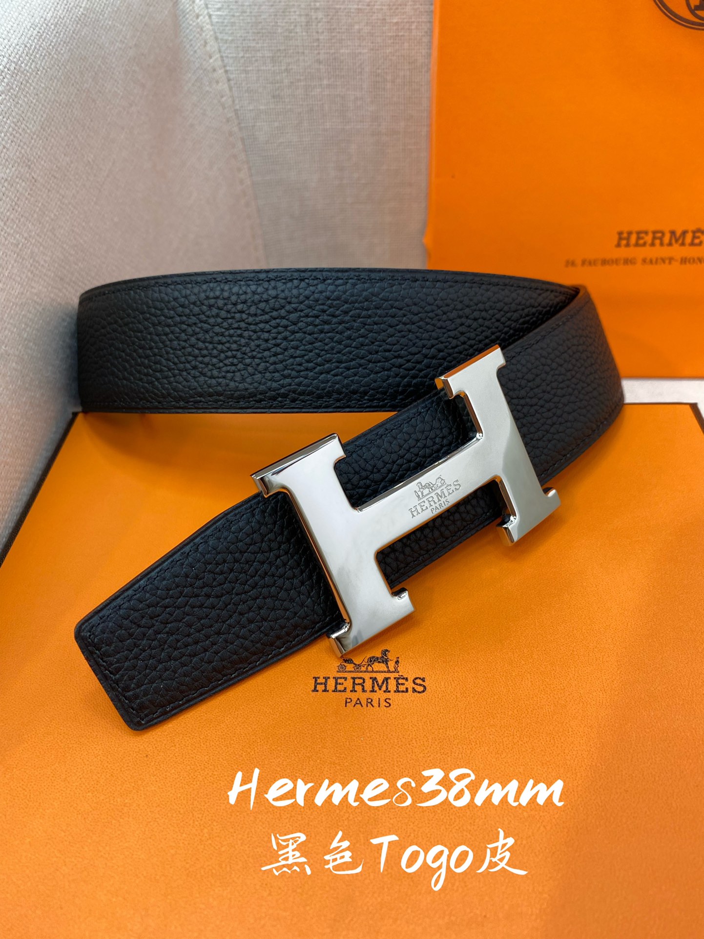 Hermes Men Belt Width 3.8cm