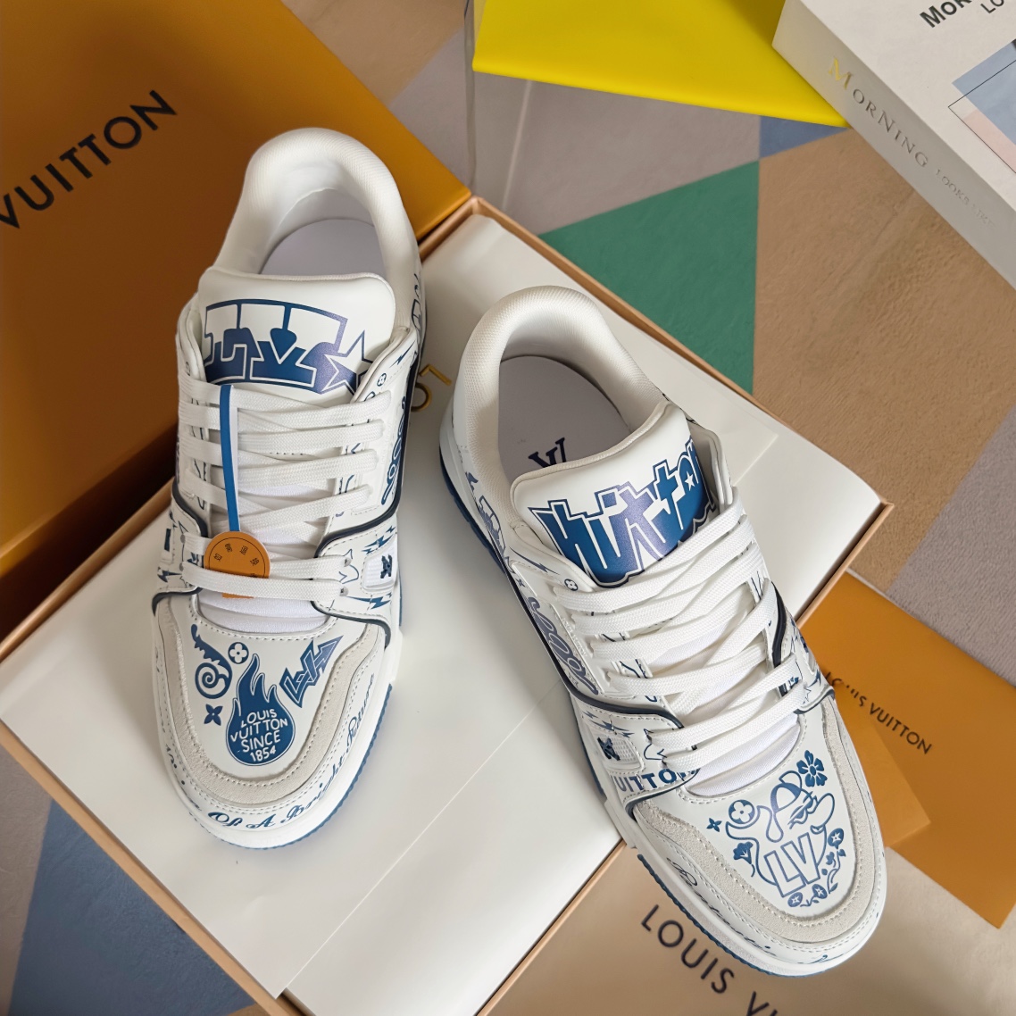 Louis Vuitton 2024New LV Trainer Sneaker Size 40-46