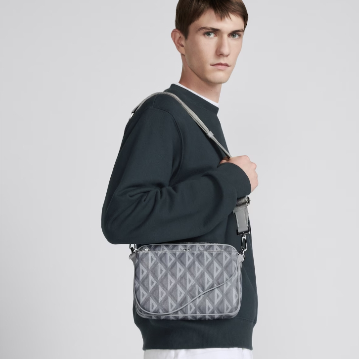 Dior CD Diamond Men Shoulder Bags Size 23*16.5*4cm
