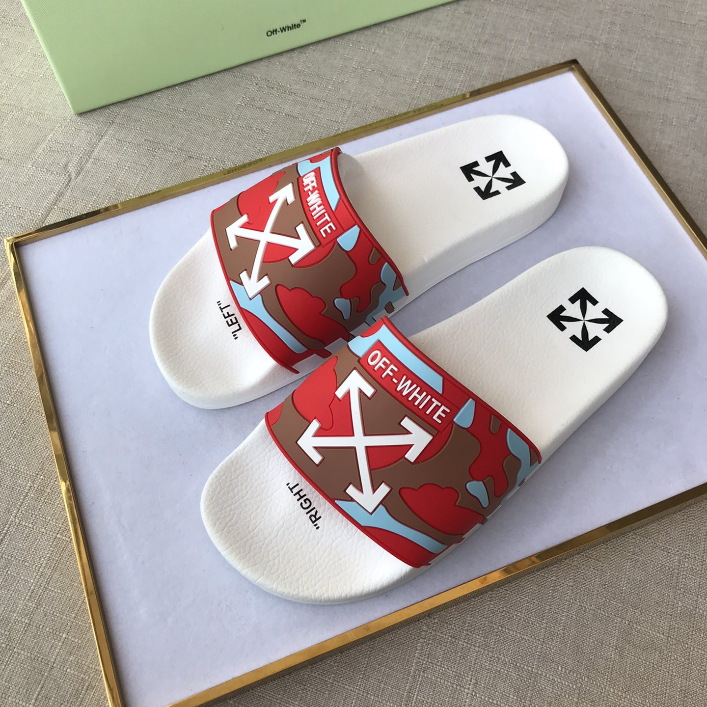 OFF White Mens Women Sandals Gr. 36-46