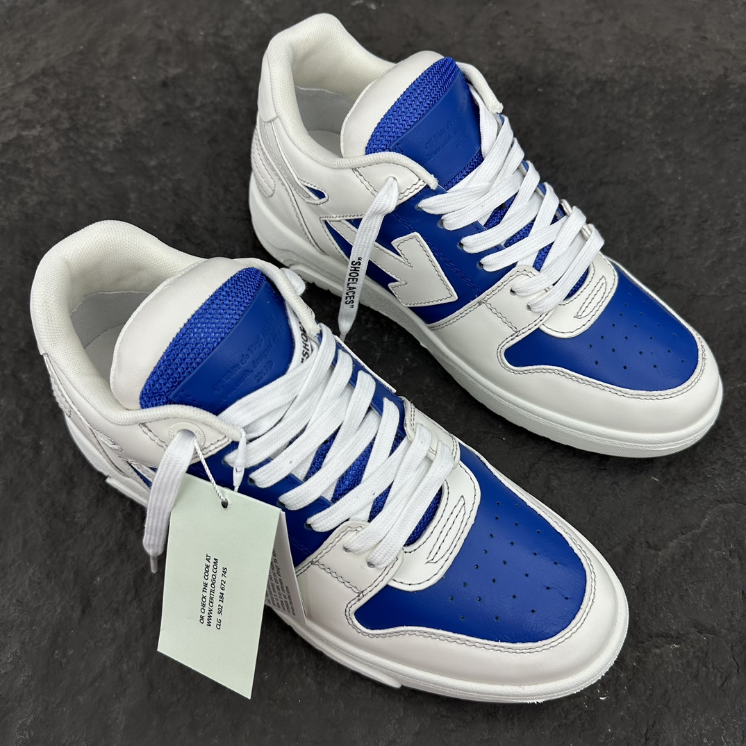 OFF White Out of Office Calf Leather Sneaker Size 36-46