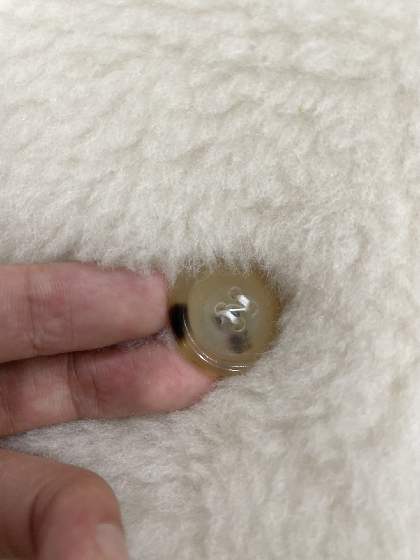 Max Mara Teddy fur long coat Size XS-M