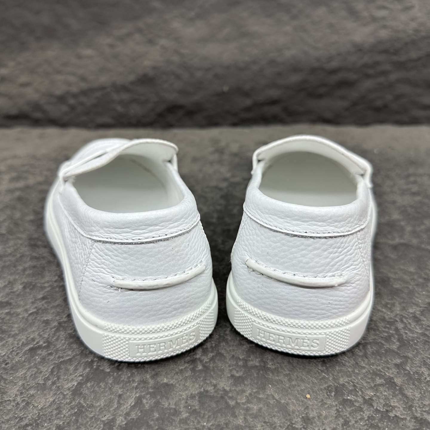 Hermes Job Unisex Loafers Size 35-46