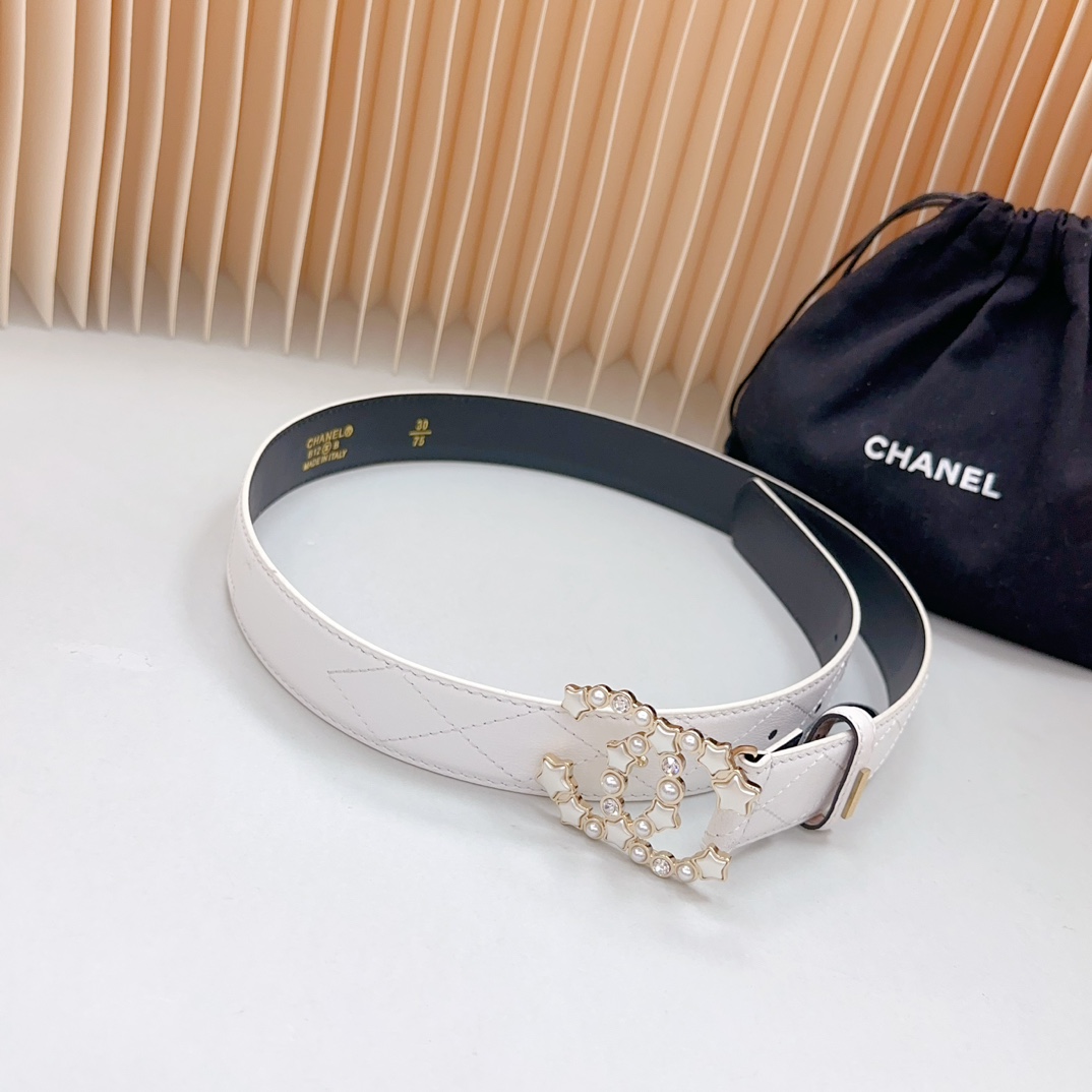 Chanel Women Belt Width 3cm