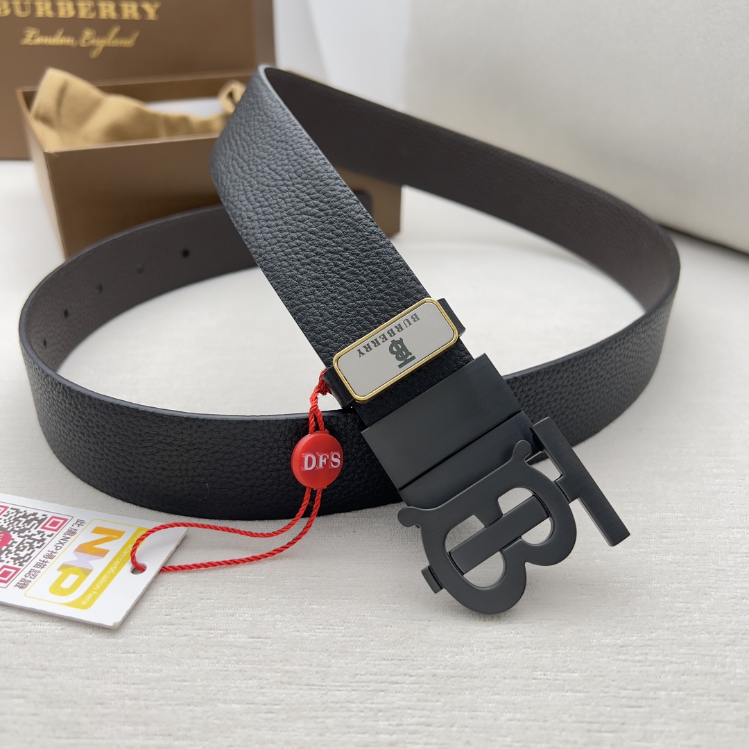 Burberry Men Belt Width 3.5cm