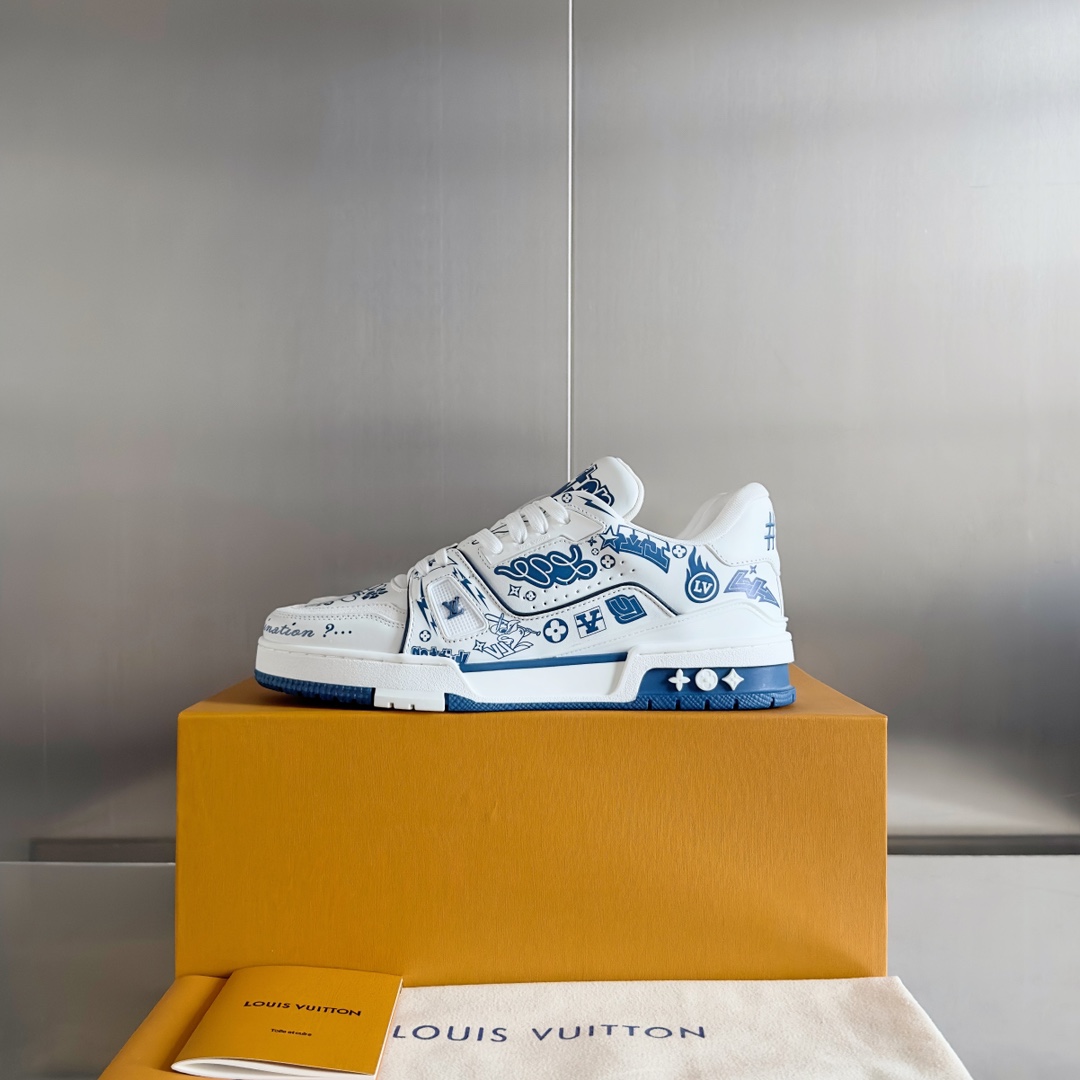 Louis Vuitton 2024New LV Trainer Sneaker Size 40-46