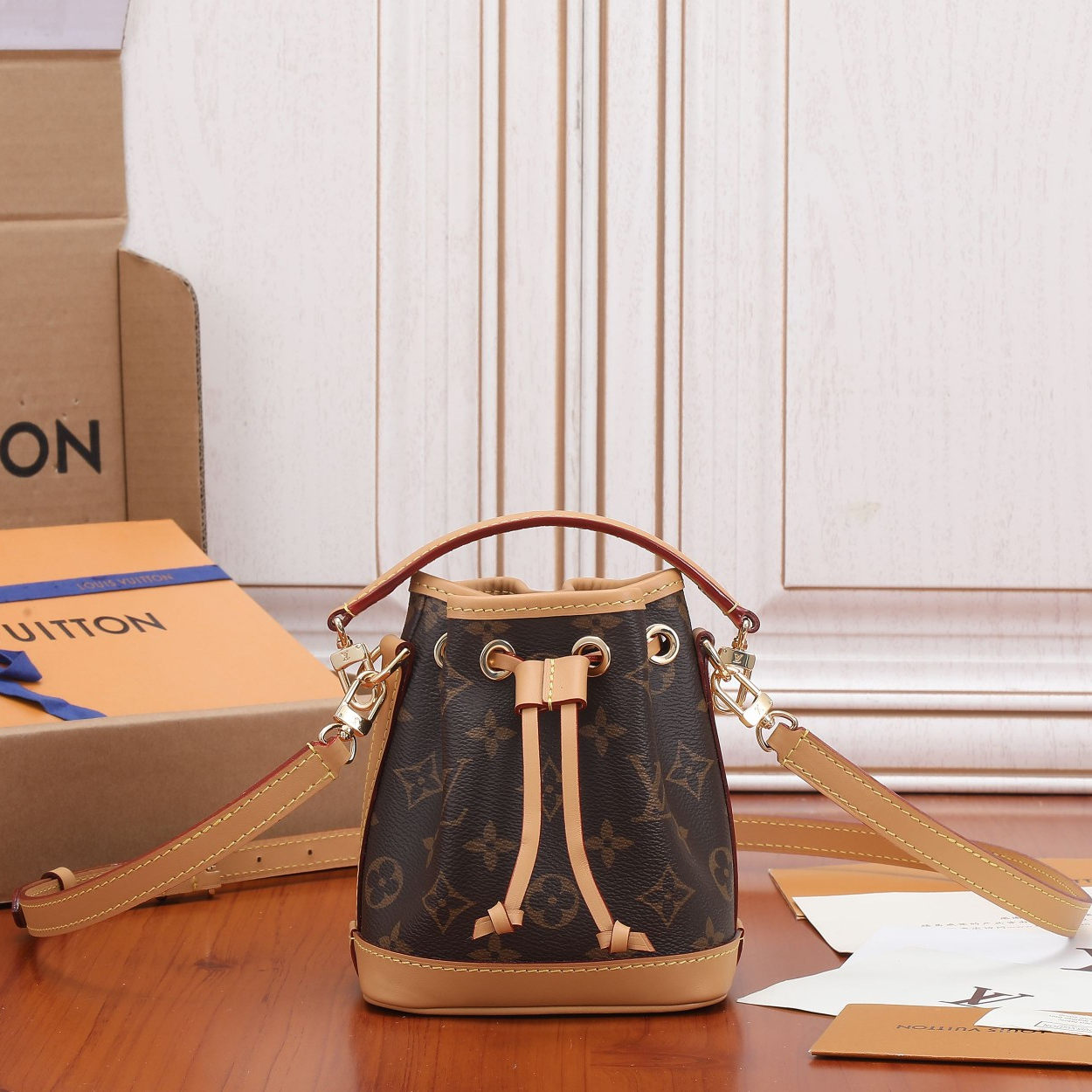 Louis Vuitton M46099 Bagatelle Women Bags Size 22*14*9cm