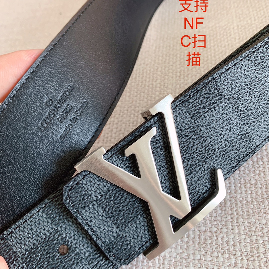 Louis Vuitton Men Belt Width 4cm