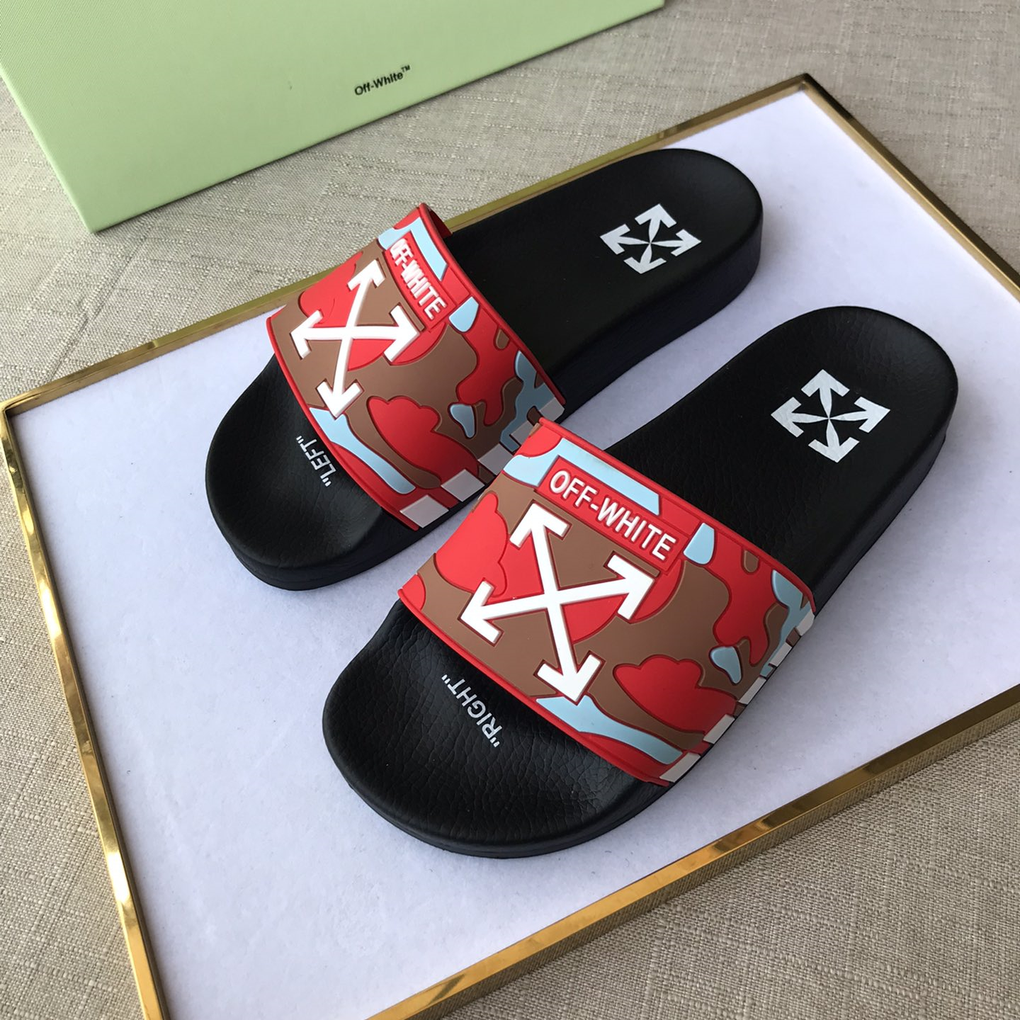 OFF White Mens Women Sandals Gr. 36-46