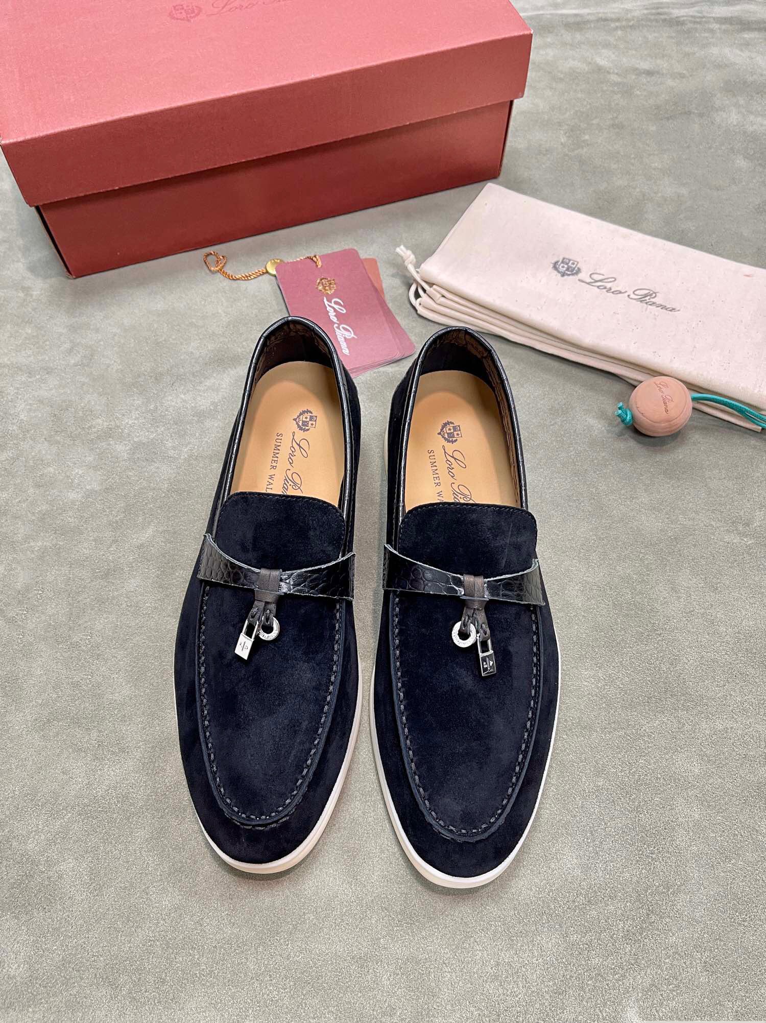 Loro Piana Unisex Loafers Size 36-45