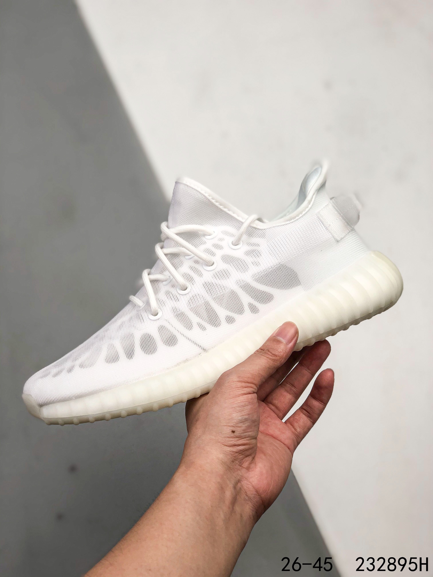Yeezy 350 Boost 350 V2 Mono Lce Mens/Women Sneakers Shoes White 36 - 45