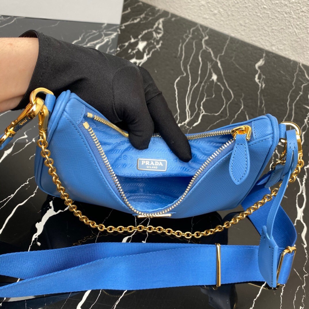 Prada 1BH204 Redition 2005 Women Bags Leather 22*18*6cm