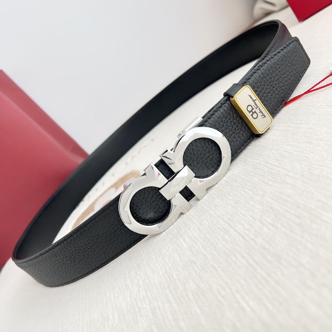 Ferragamo Men Belt Width 3.5cm