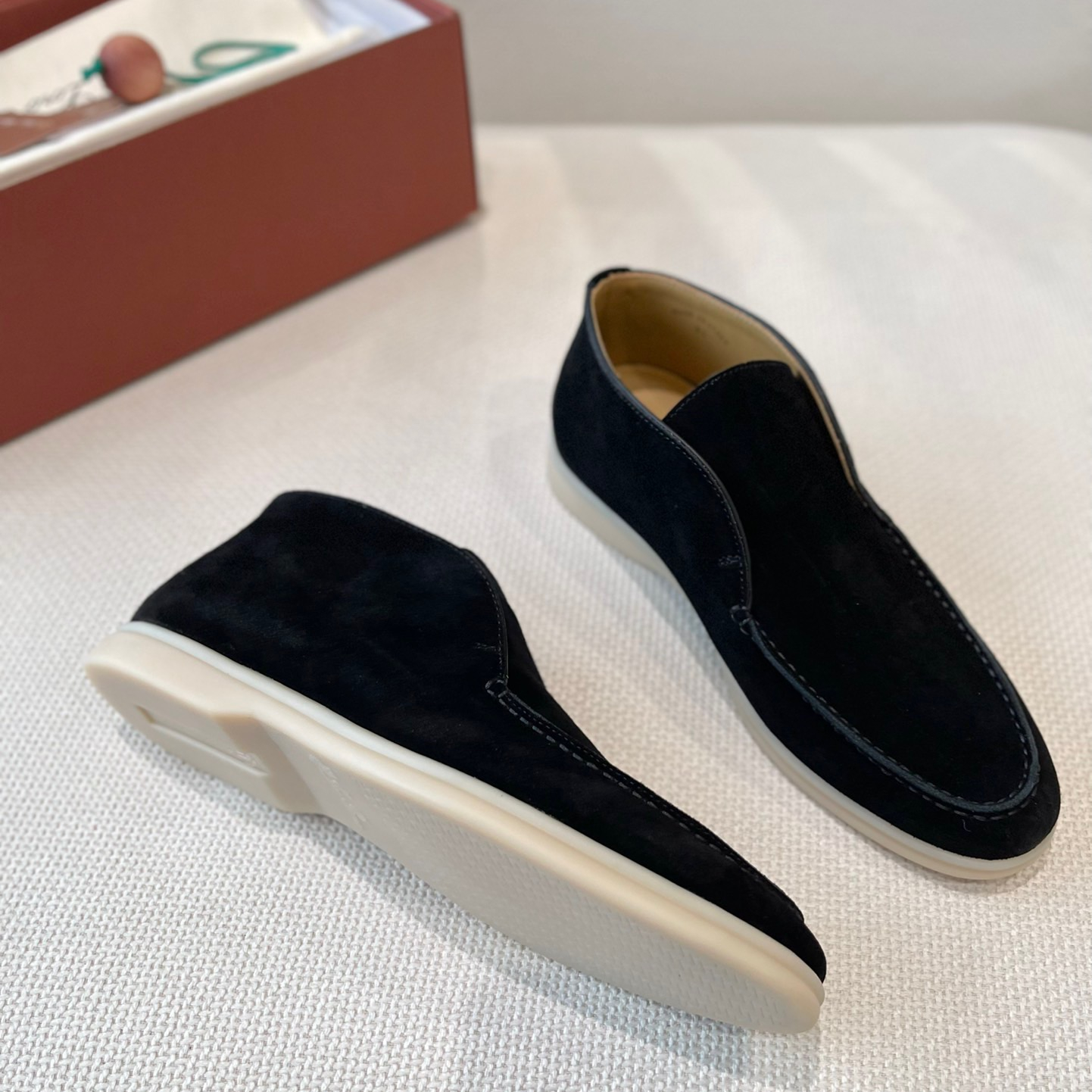 Loro Piana Unisex Loafers High Top Size 36-45