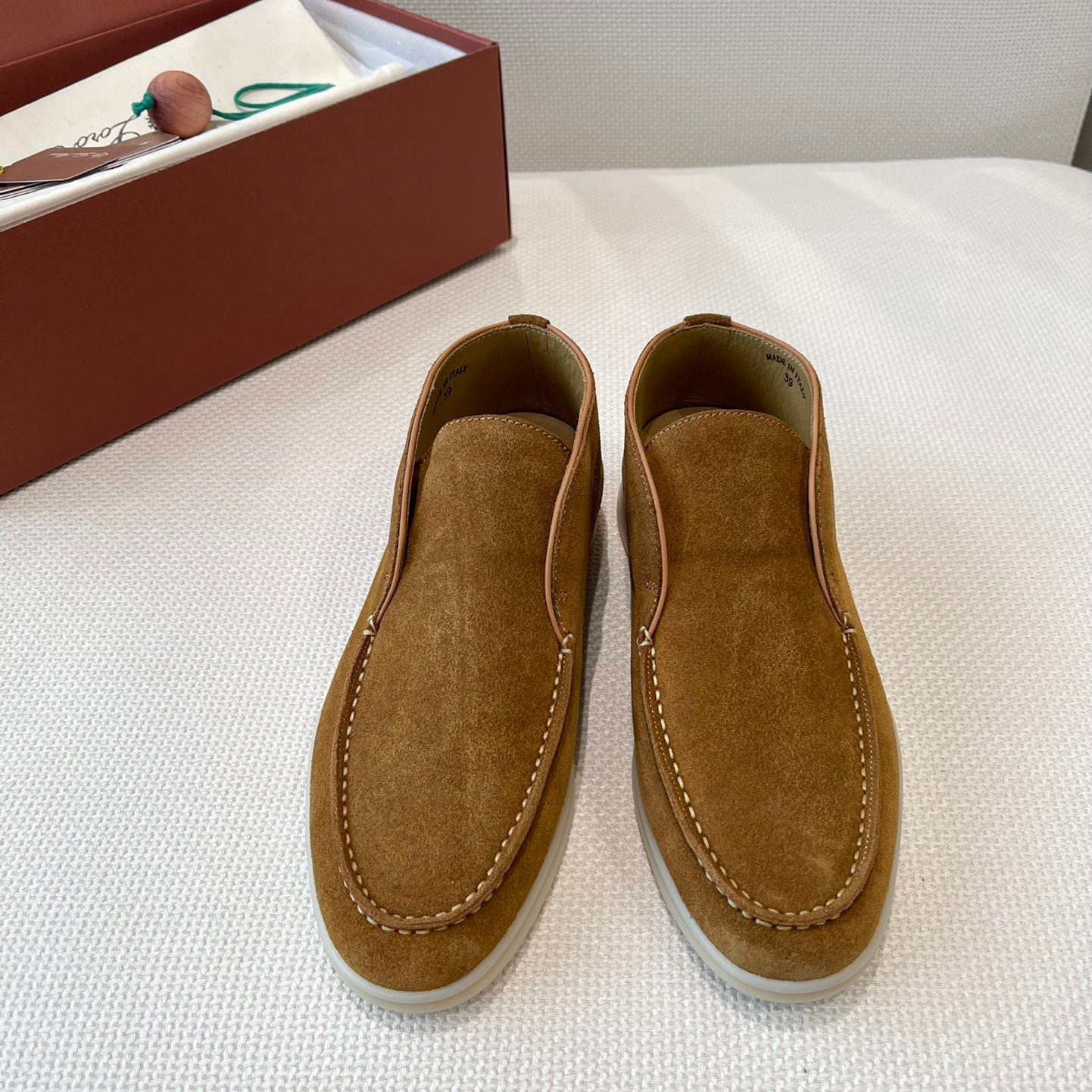 Loro Piana Unisex Loafers High Top Size 36-45