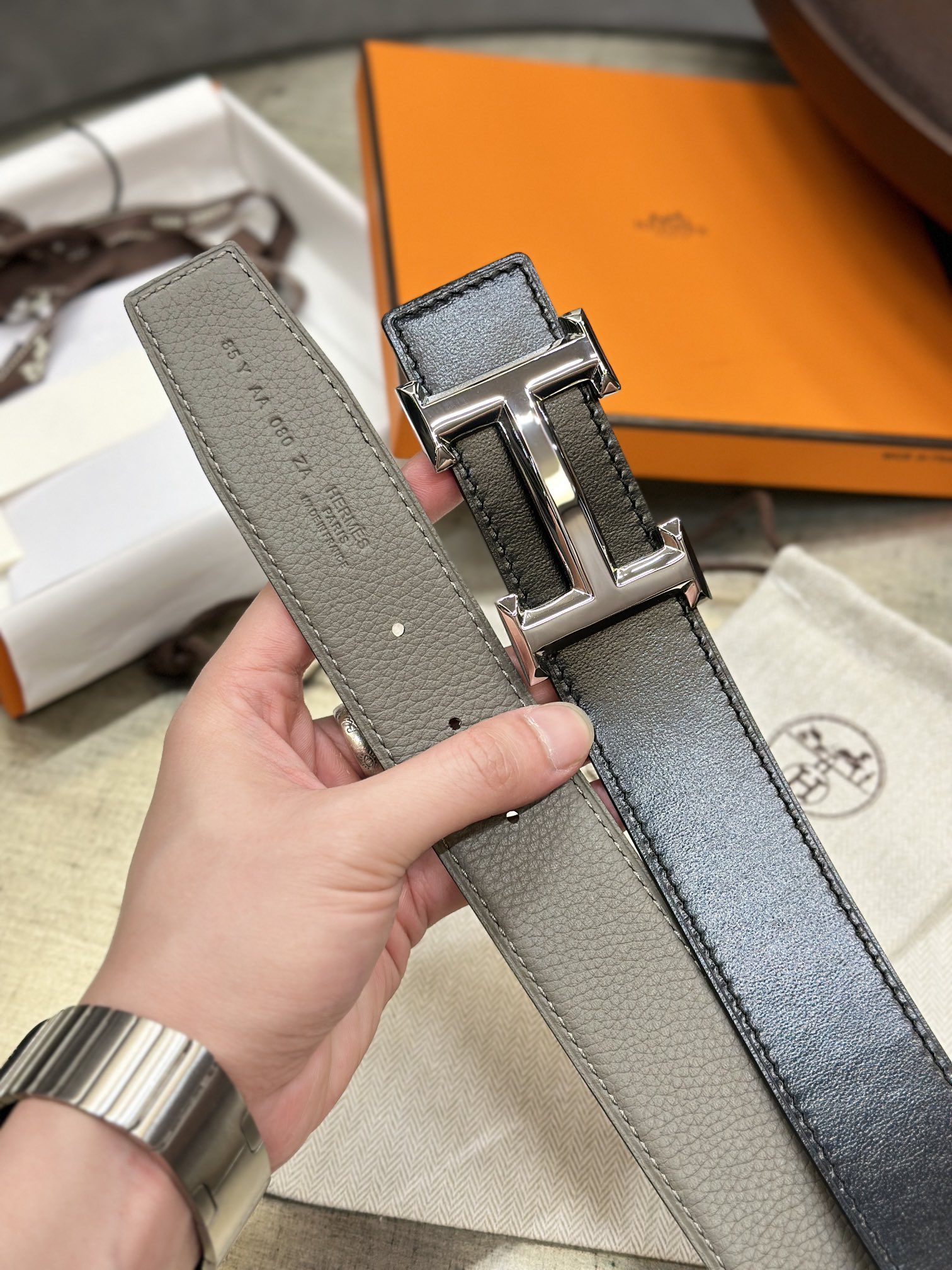 Hermes Men Belt Width 3.8cm