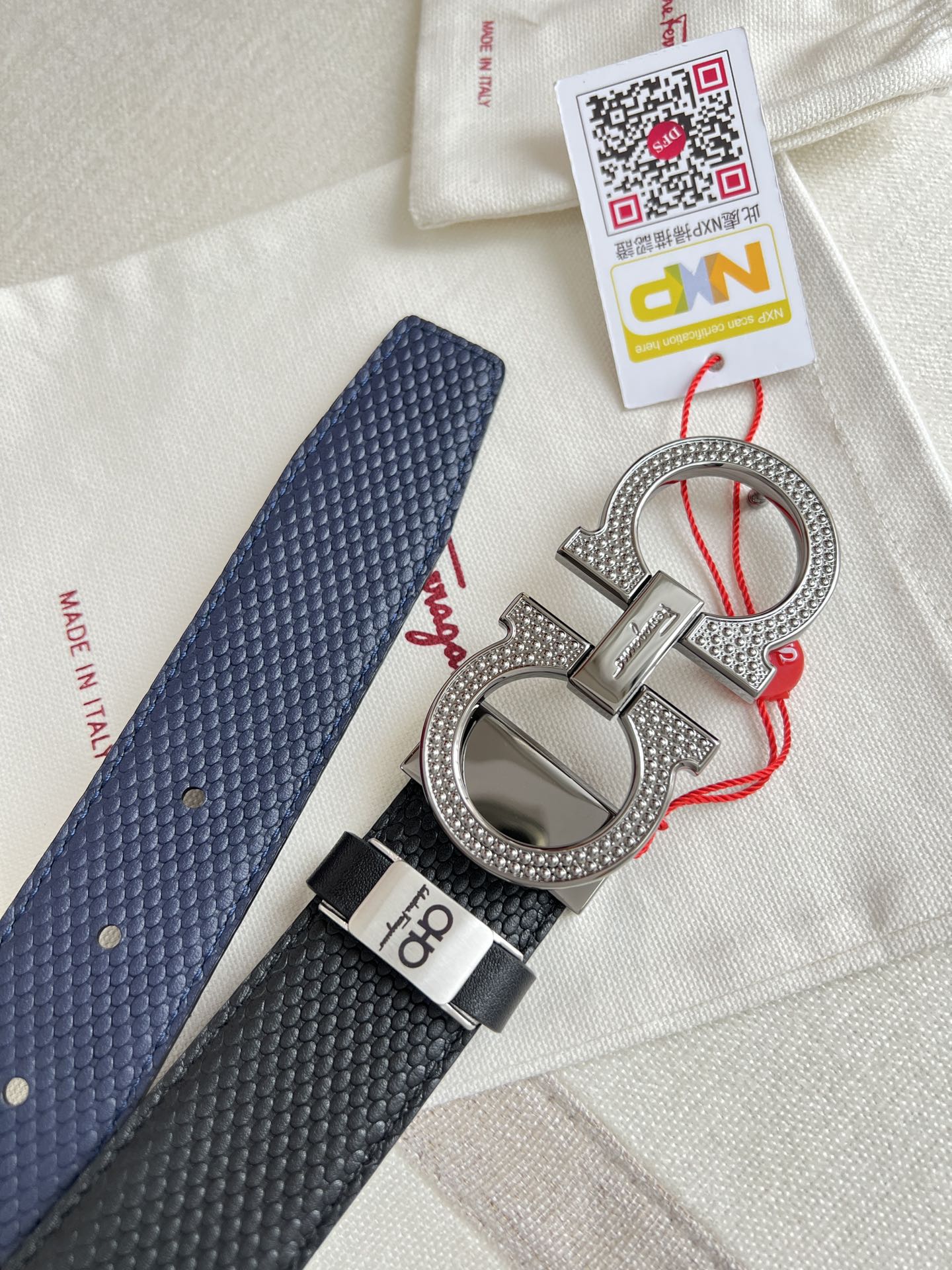 Ferragamo Men Belt Width 3.5cm