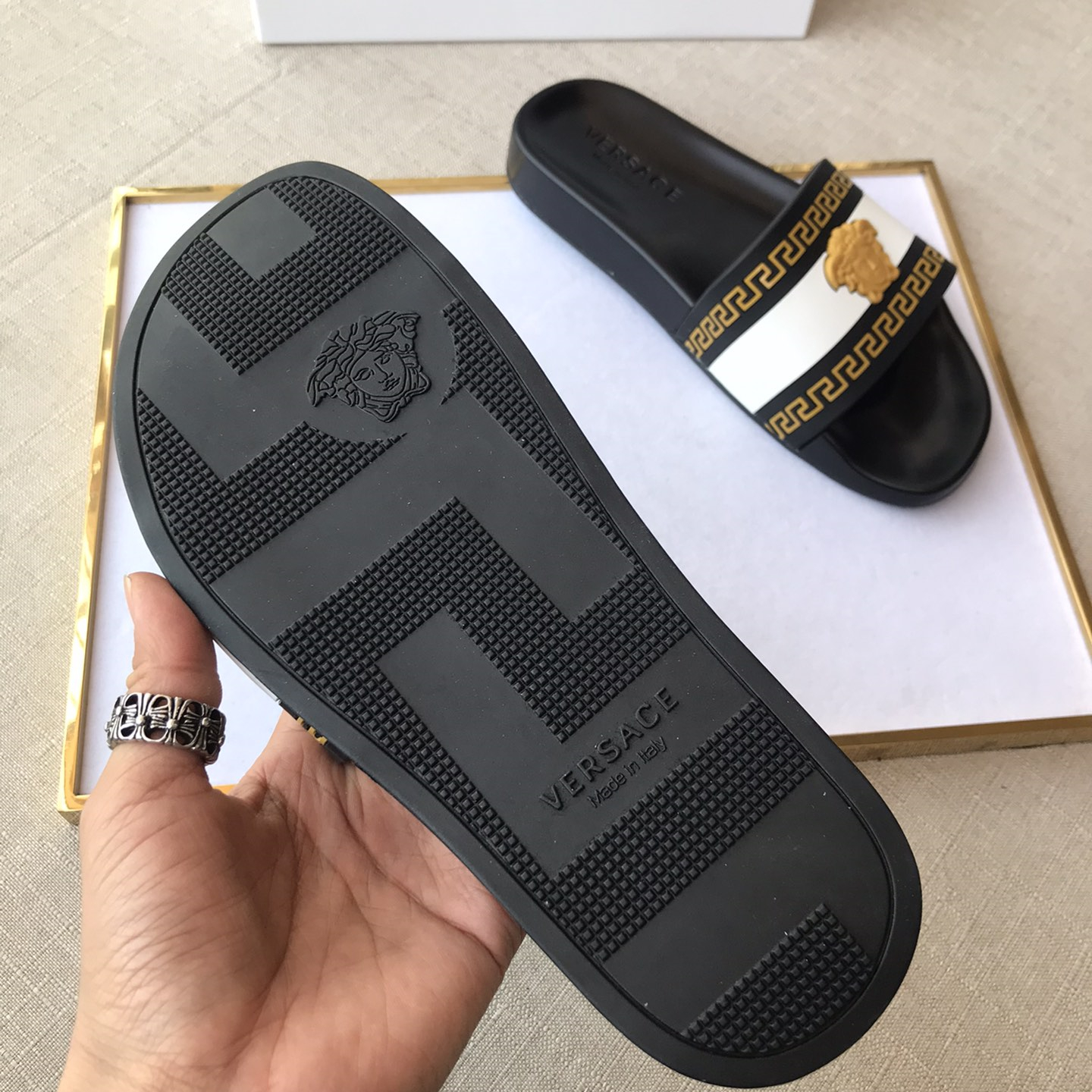 Versace Mens Women Sandals Gr. 36-46