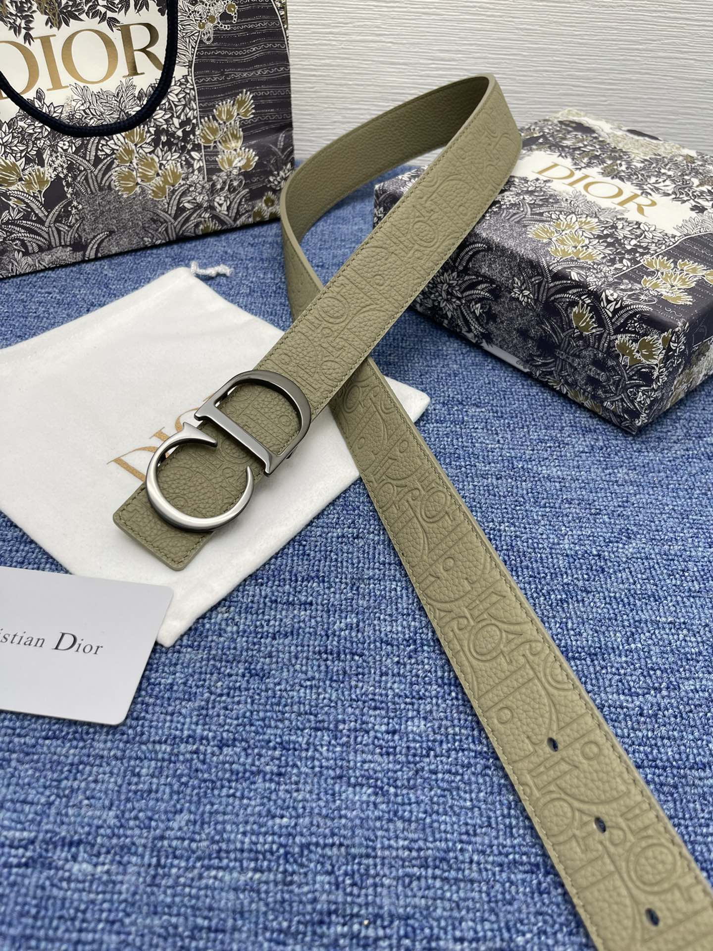 Dior Men Belt Width 3.5cm