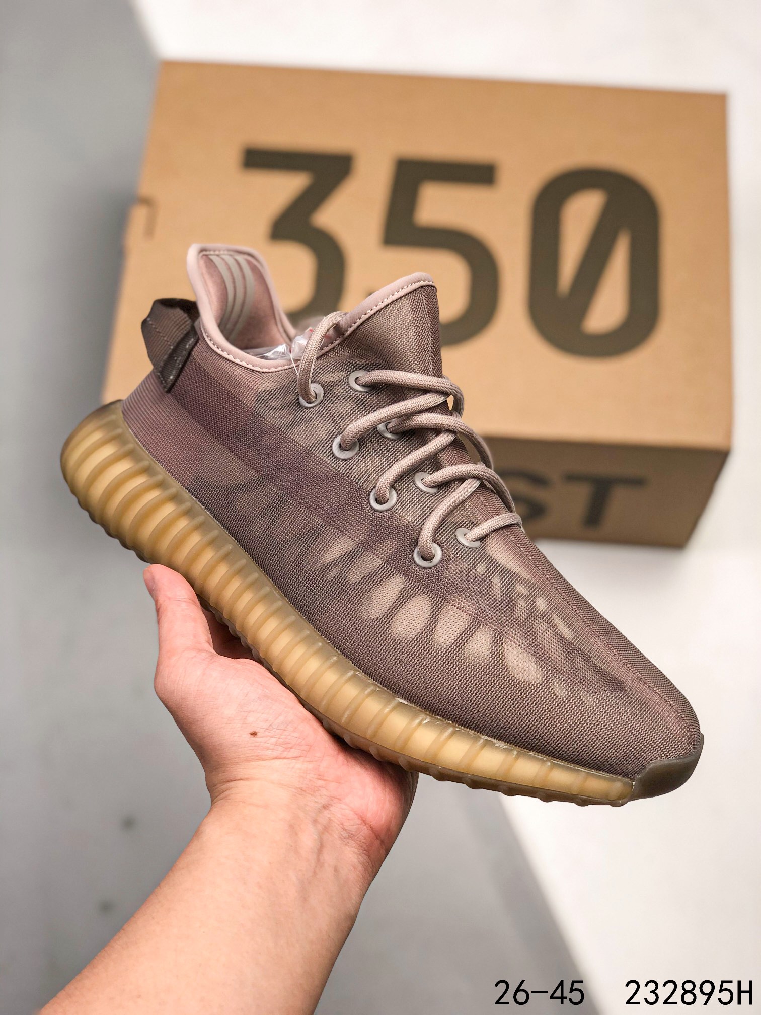 Yeezy 350 Boost 350 V2 Mono Lce Mens/Women Sneakers Shoes Brown 36 - 45