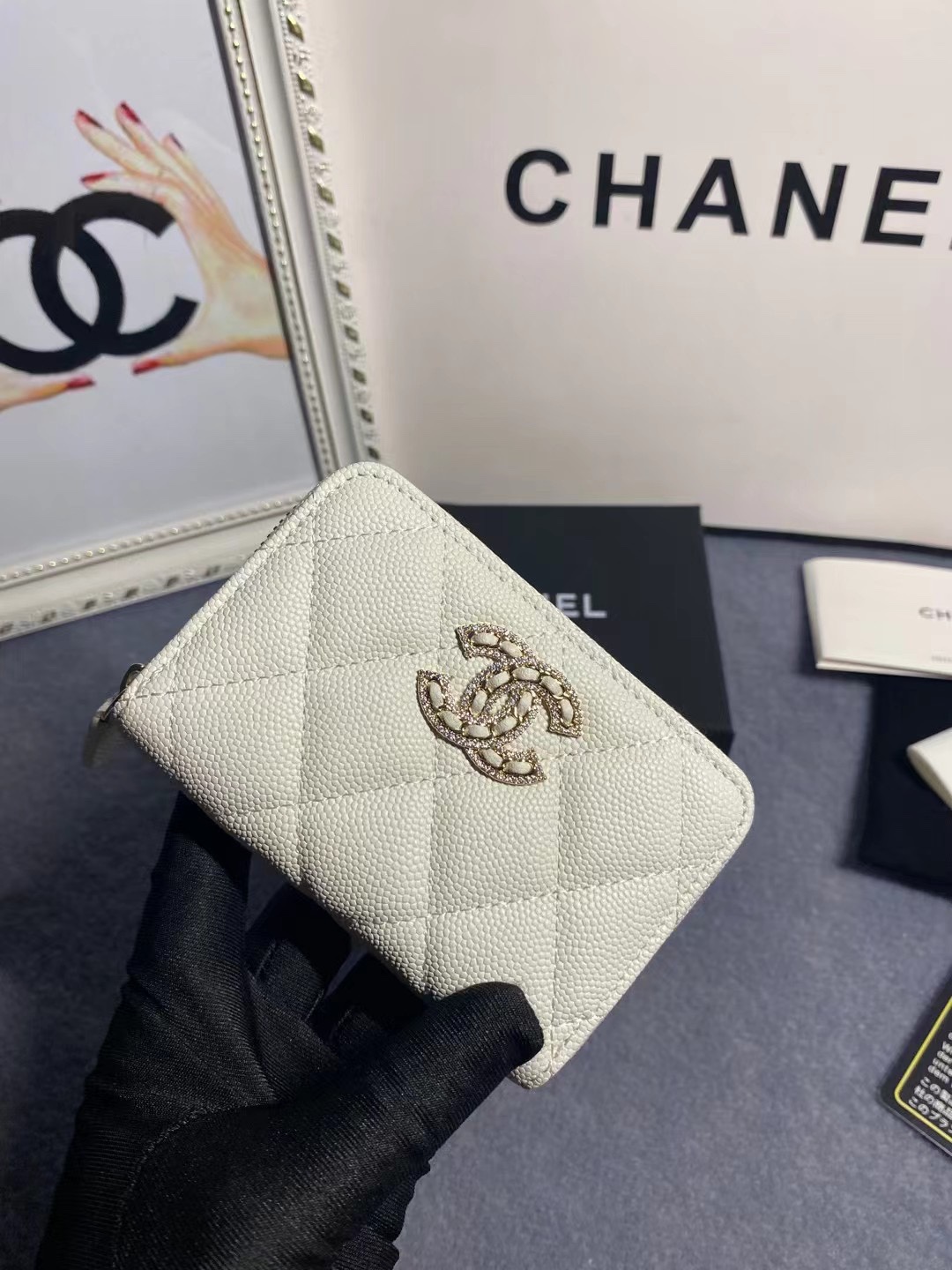 Chanel Card Holder Size 11*7*2cm