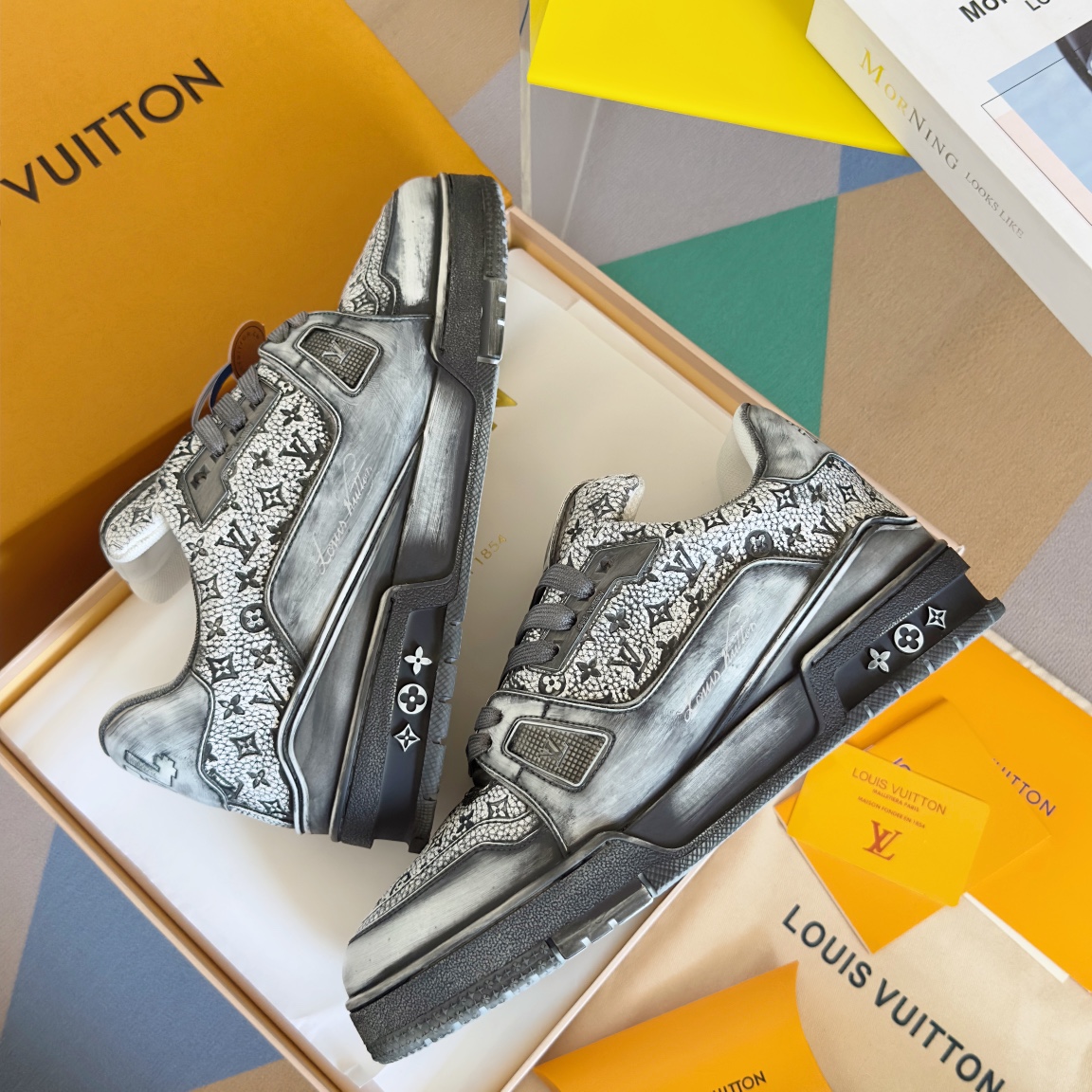 Louis Vuitton 2024ss Trainer Sneaker Size 36-46