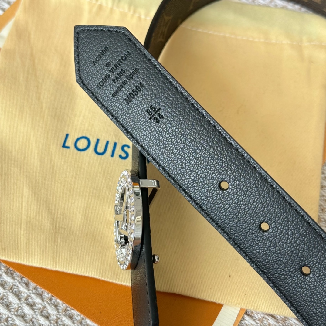 Louis Vuitton Women Belt Width 3.5cm