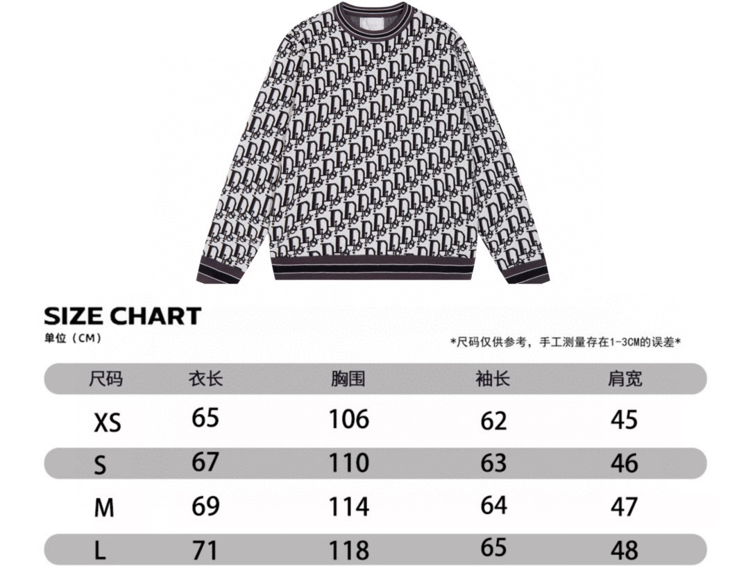 Dior Unisex Sweatshirt Size S-XL