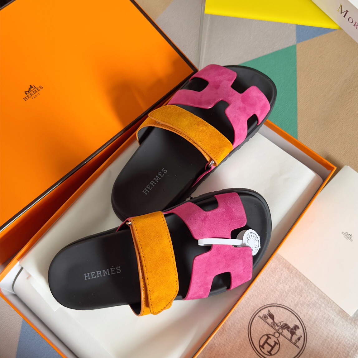 Hermes chypre Slippers Size 36-45