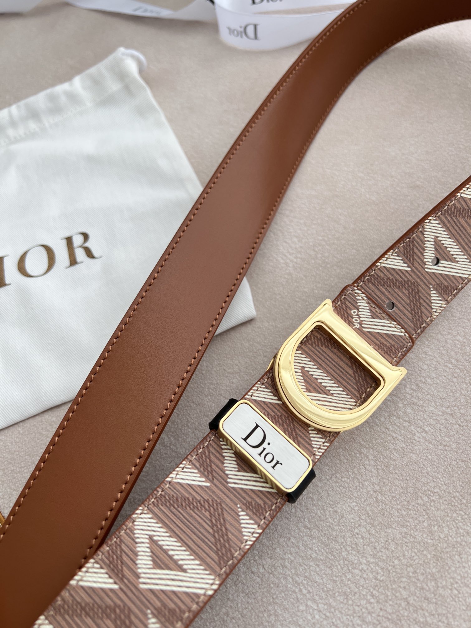 Dior Men Belt Width 3.5cm
