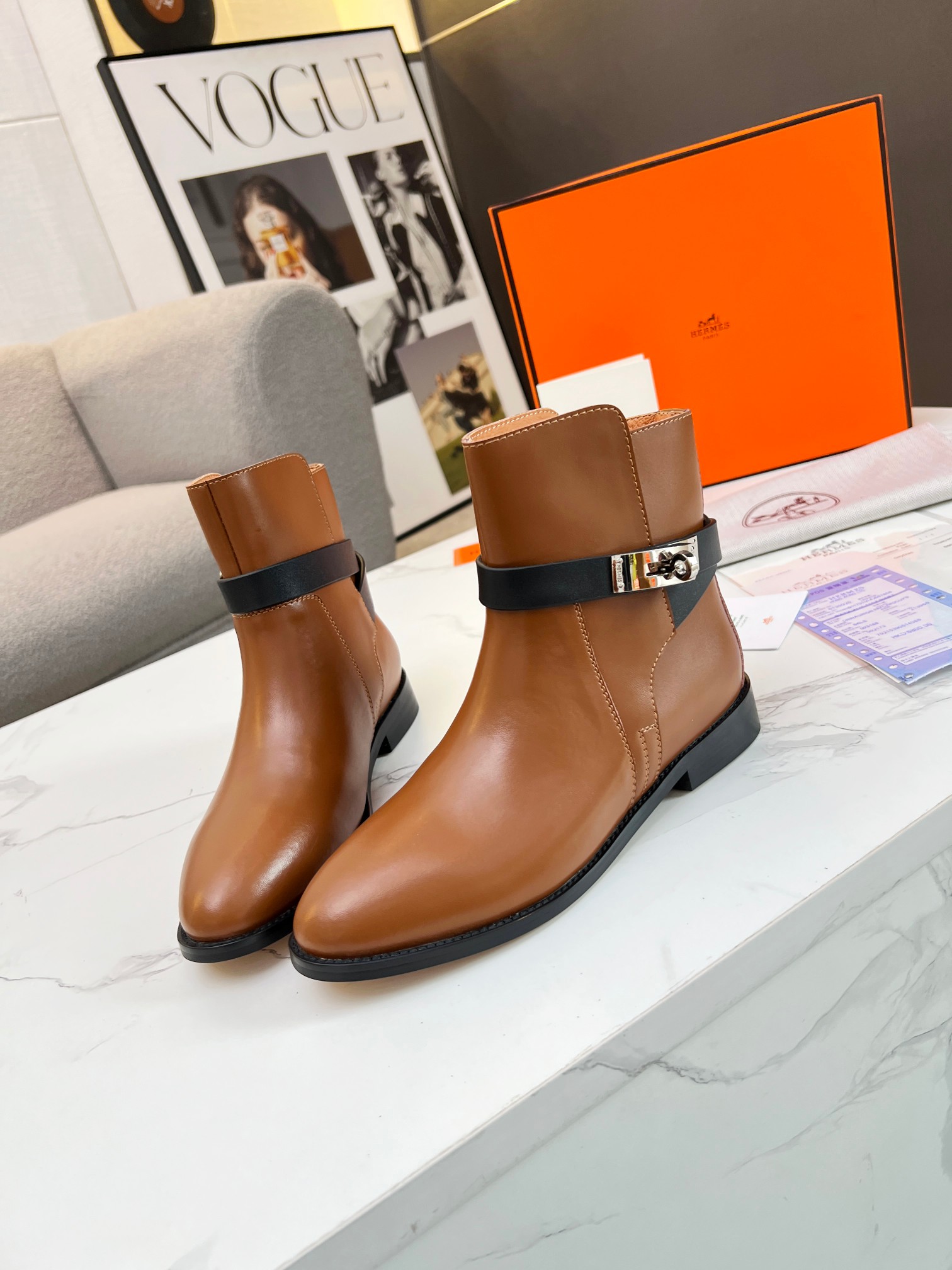 Hermes Women Kelly Boots Size 36-41