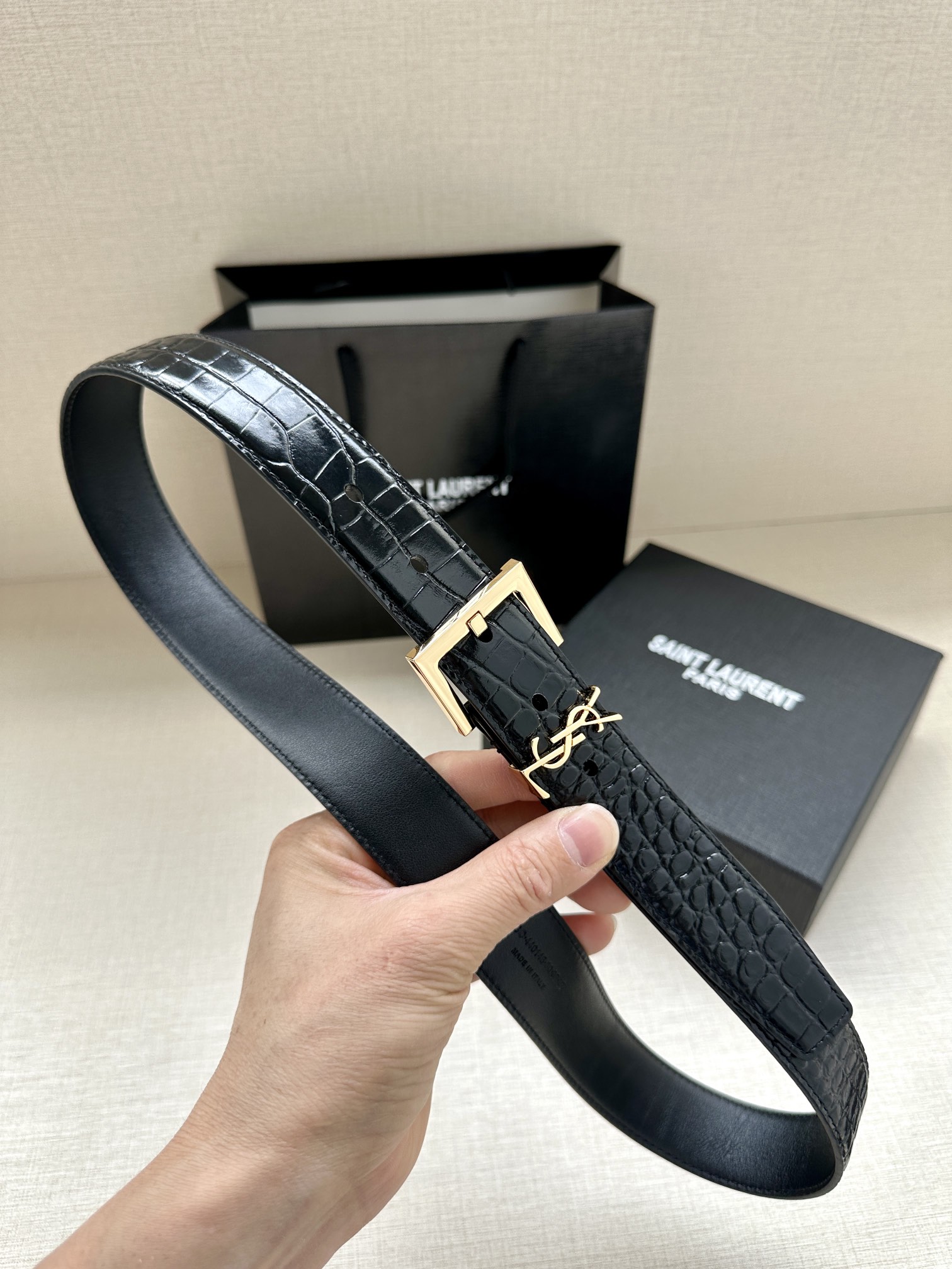 YSL Women Belt Width 3cm
