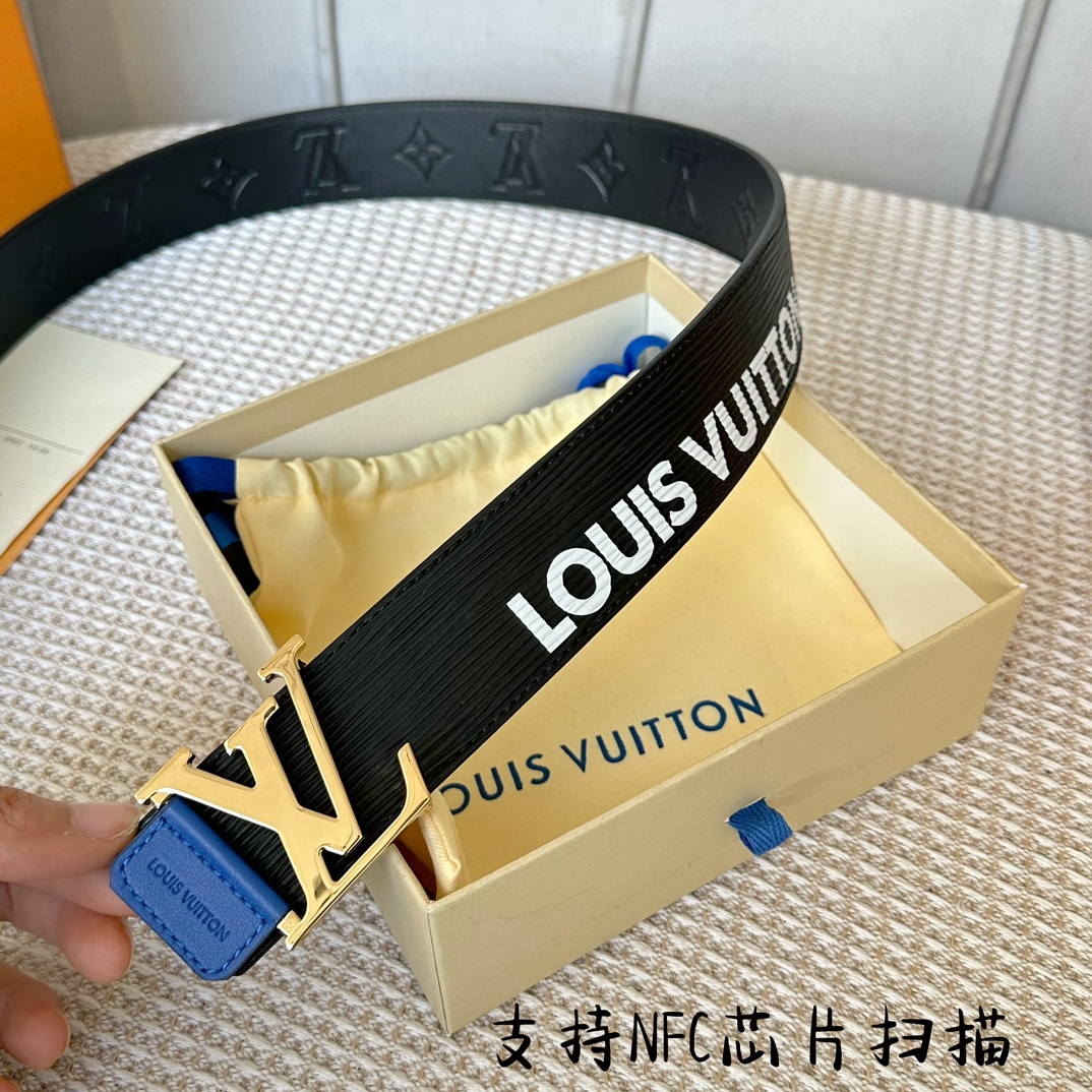 Louis Vuitton Men Belt Width 4cm