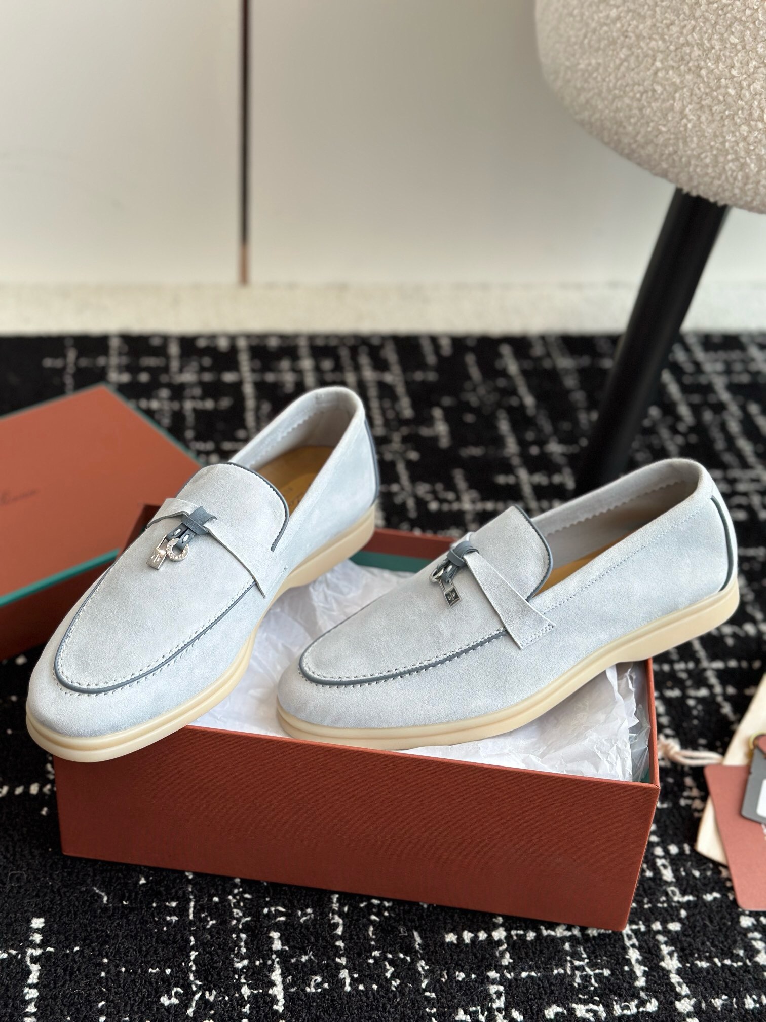 Loro Piana Unisex Loafers Size 36-45