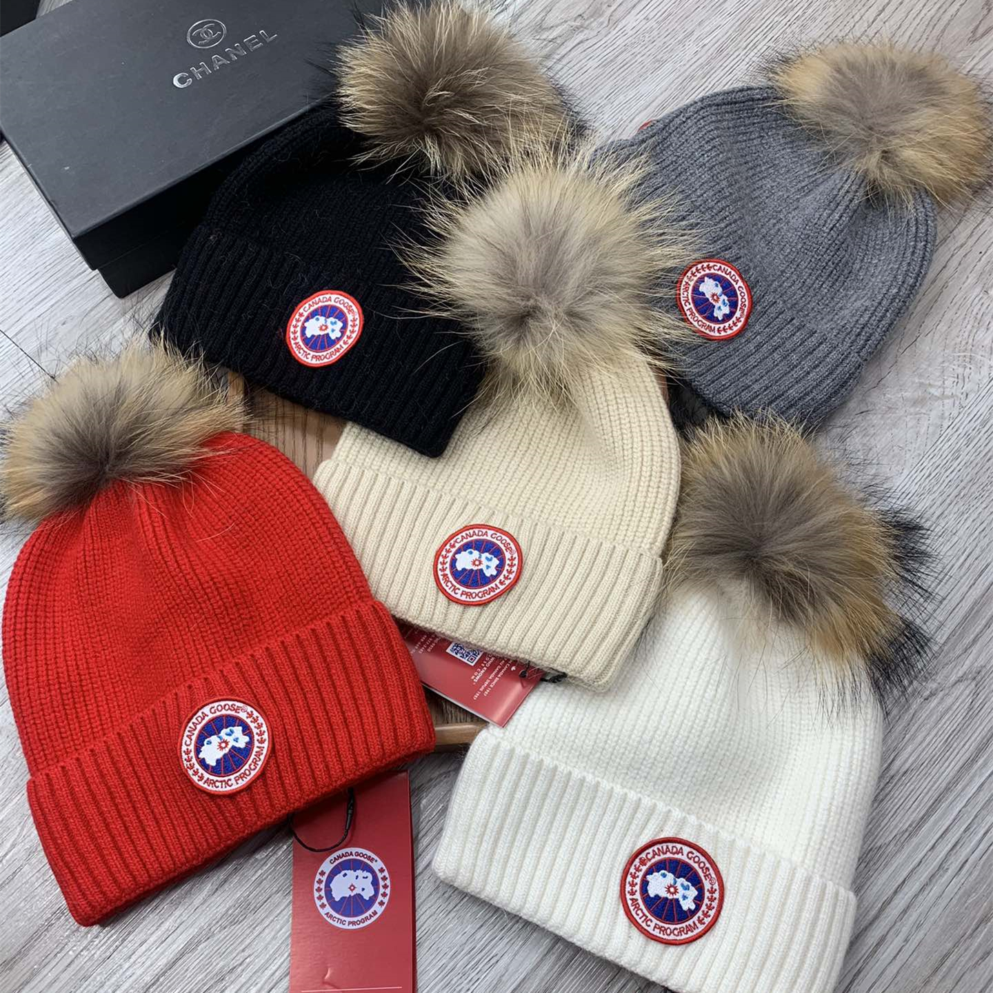 Canada Goose Knitted Hat 5-Color