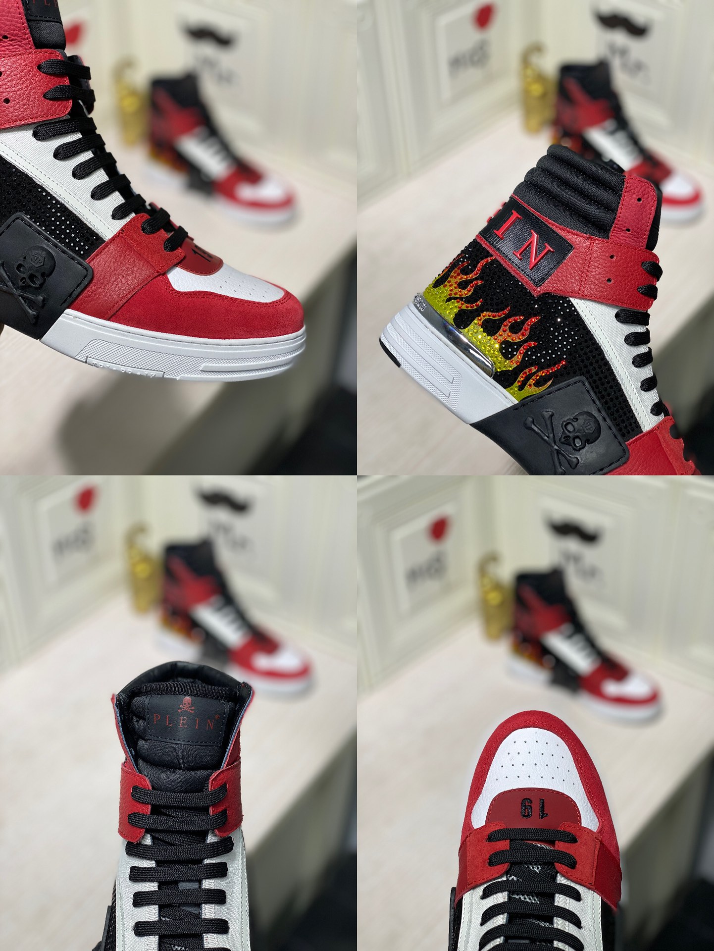 Philipp Plein Mens Outdoor Sneakers Shoes 38 - 45