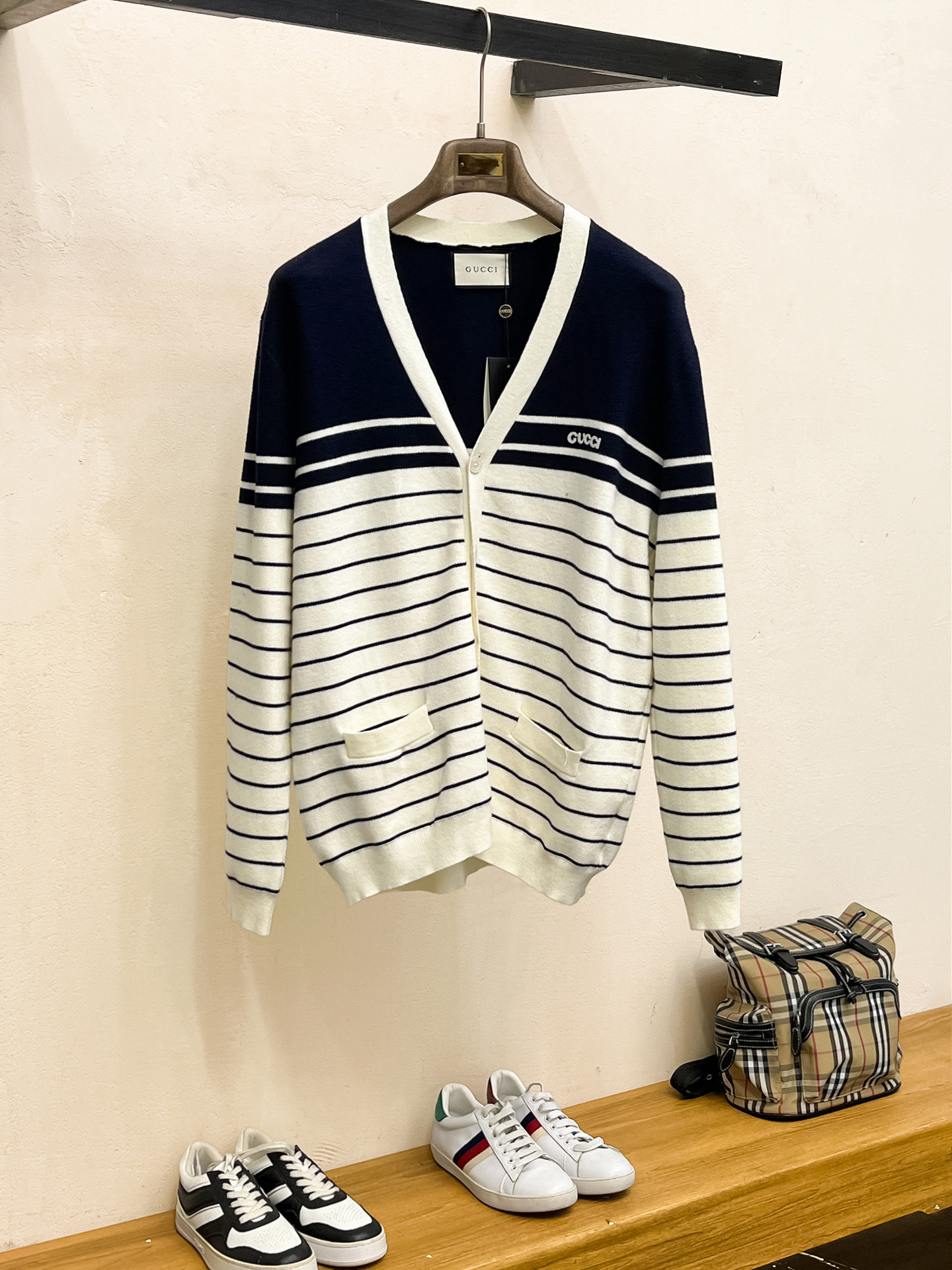 Gucci Unisex Cardigan Sweatshirt Size M-XXXL