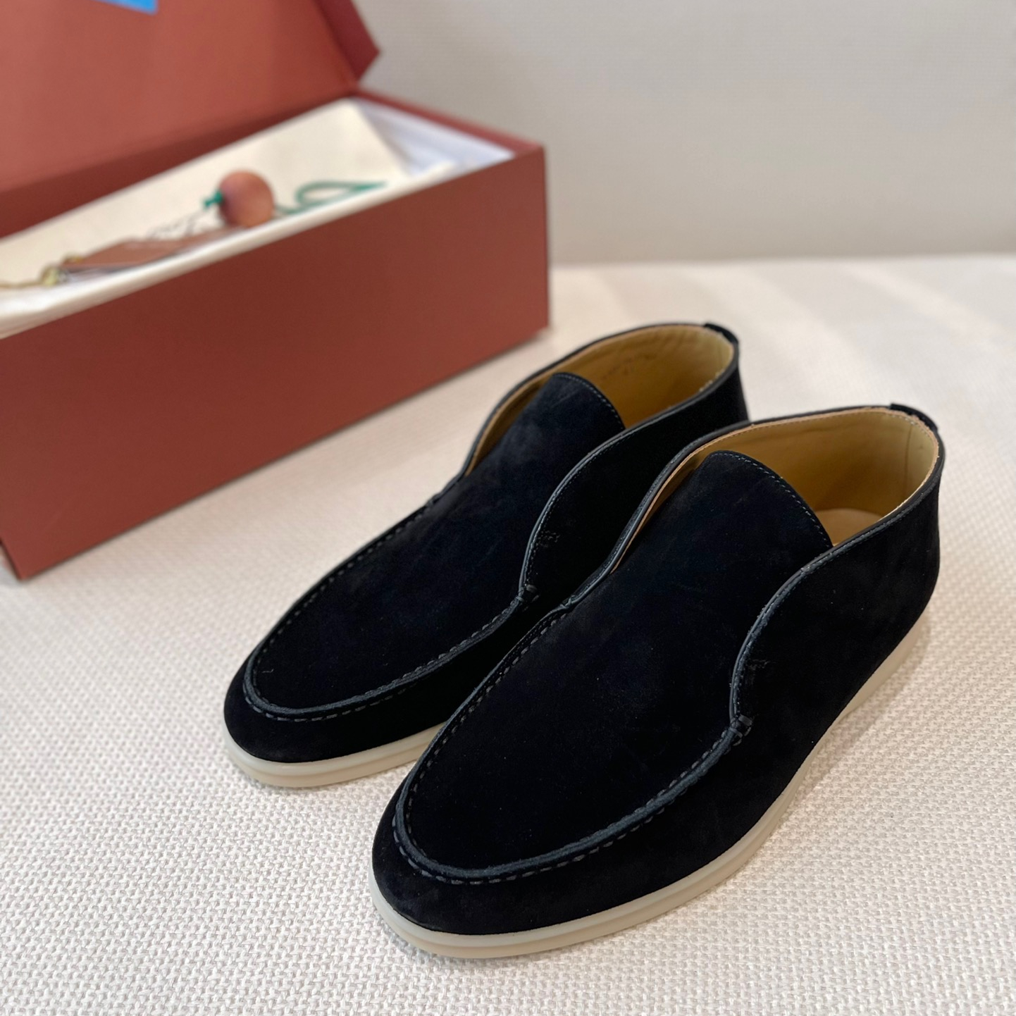 Loro Piana Unisex Loafers High Top Size 36-45