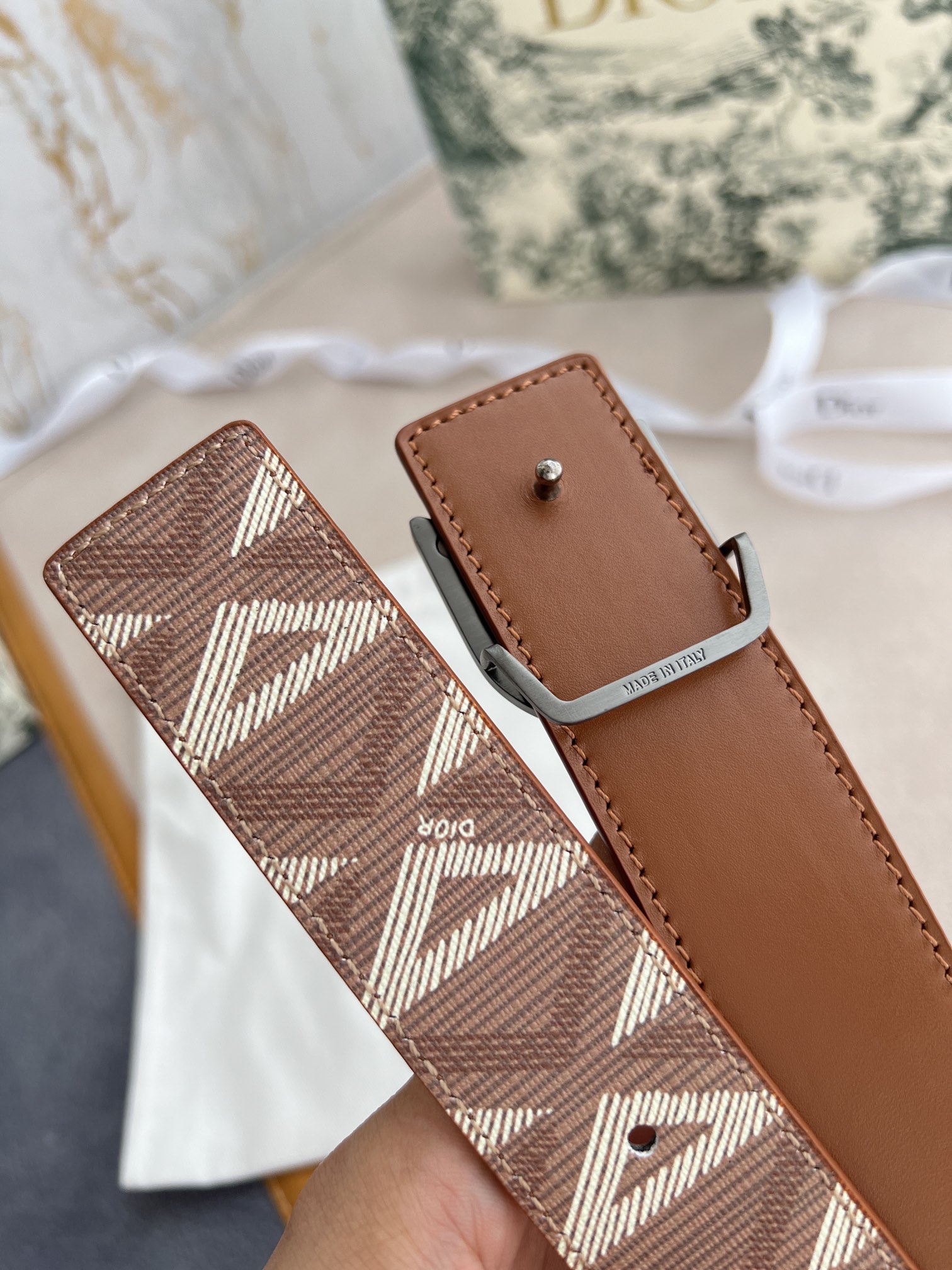 Dior Men Belt Width 3.5cm