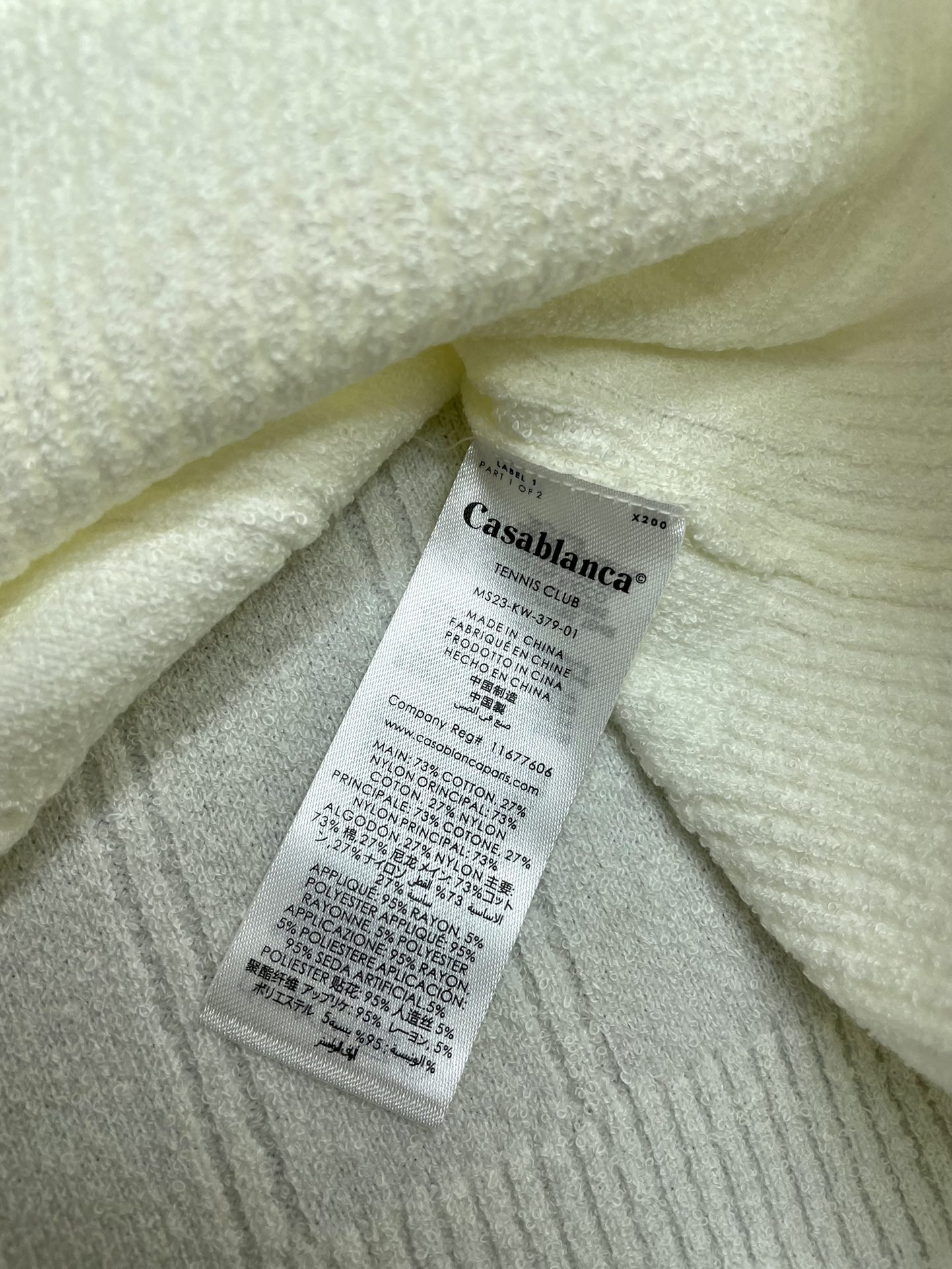 Casablanca Polo Shirt Size S-XL