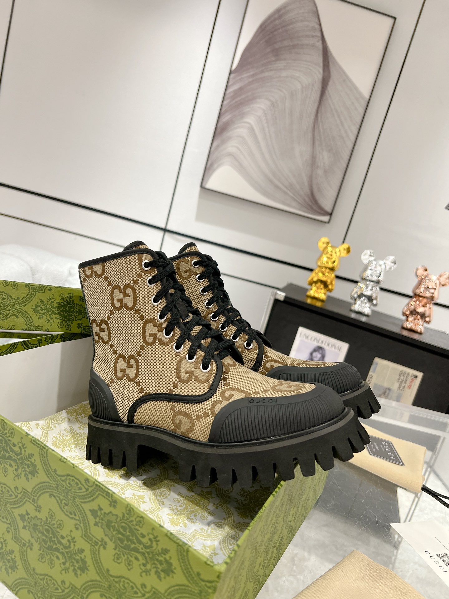 Gucci 23ss Women Boots Size 36-46