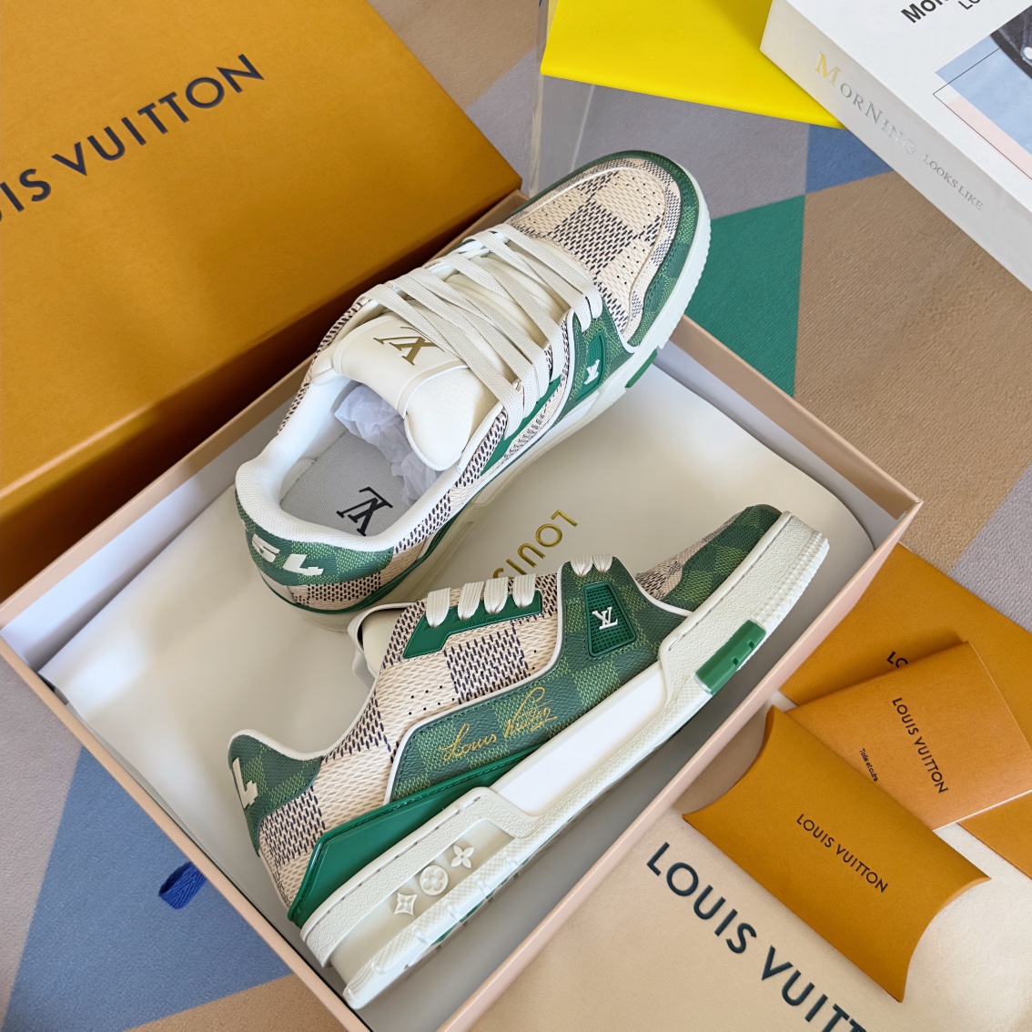 Louis Vuitton 2024New LV Trainer Sneaker Size 36-46