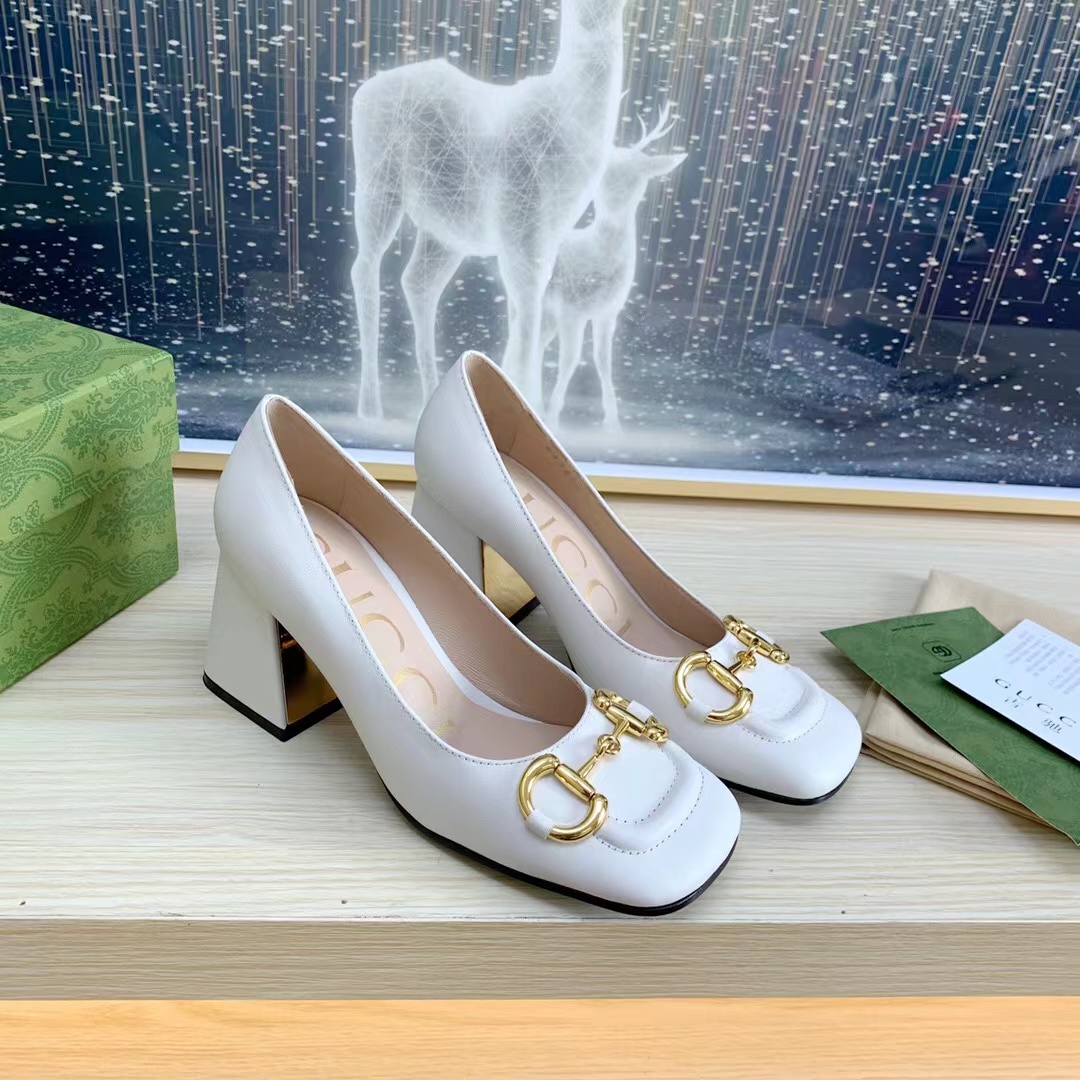 Gucci With Horsebit Pumps Size 35-41 4-Color