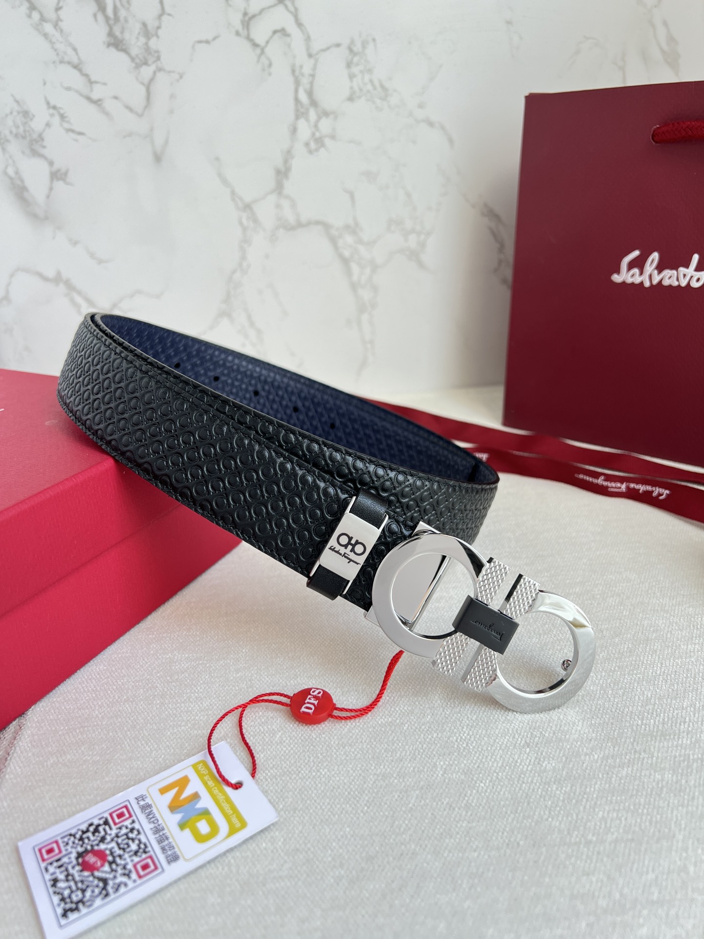Ferragamo Men Belt Width 3.5cm