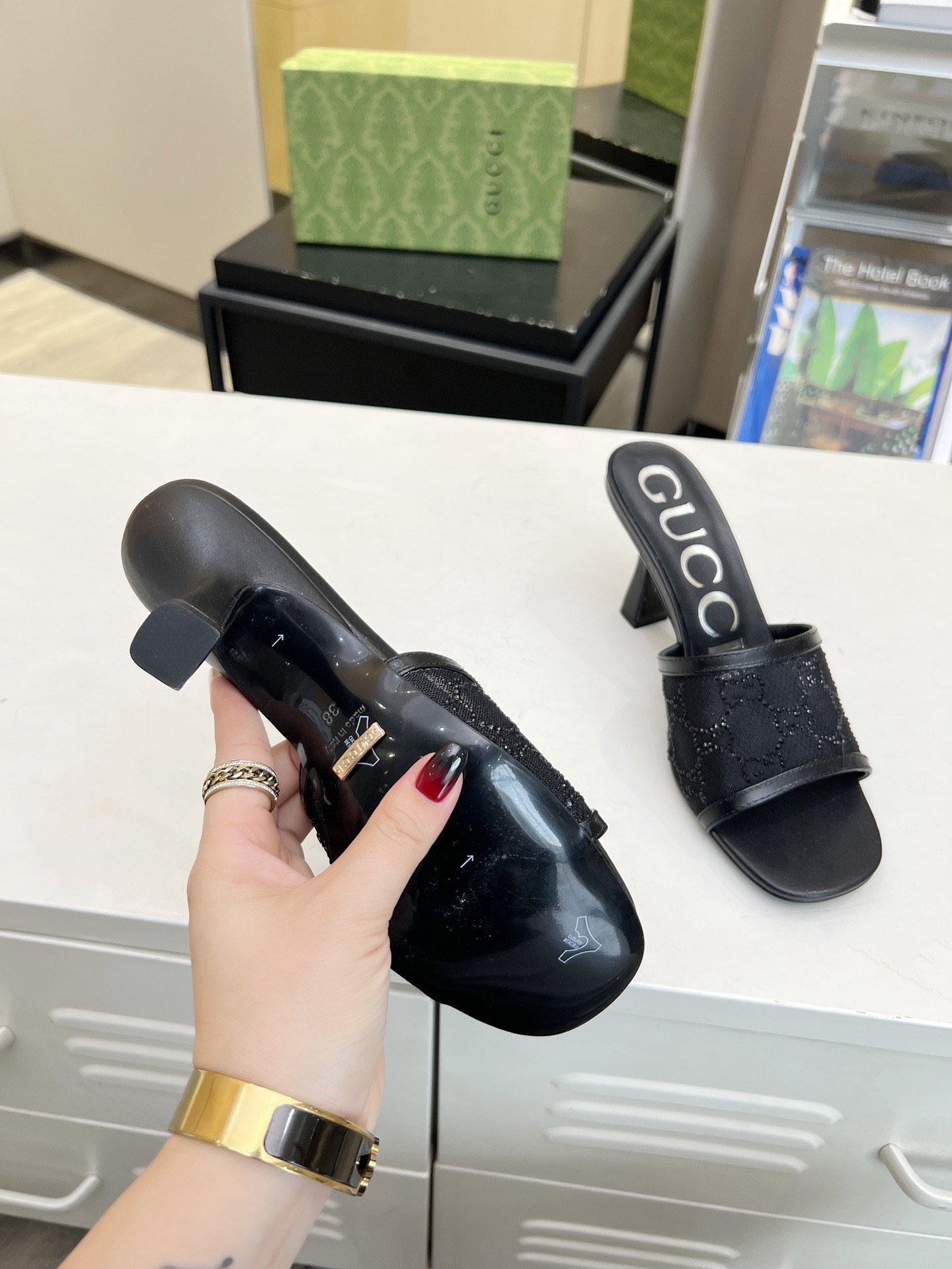 Gucci Original GG Women Pumps Size 36-41